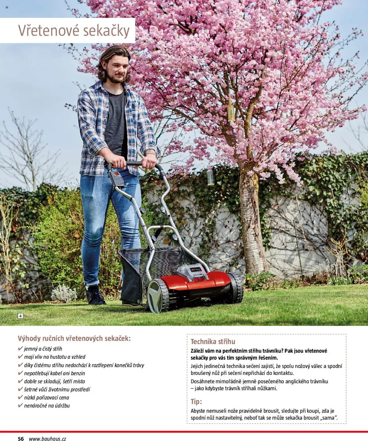 Bauhaus katalog Zahradní technika - strana 56- platný od 01.04.2025
