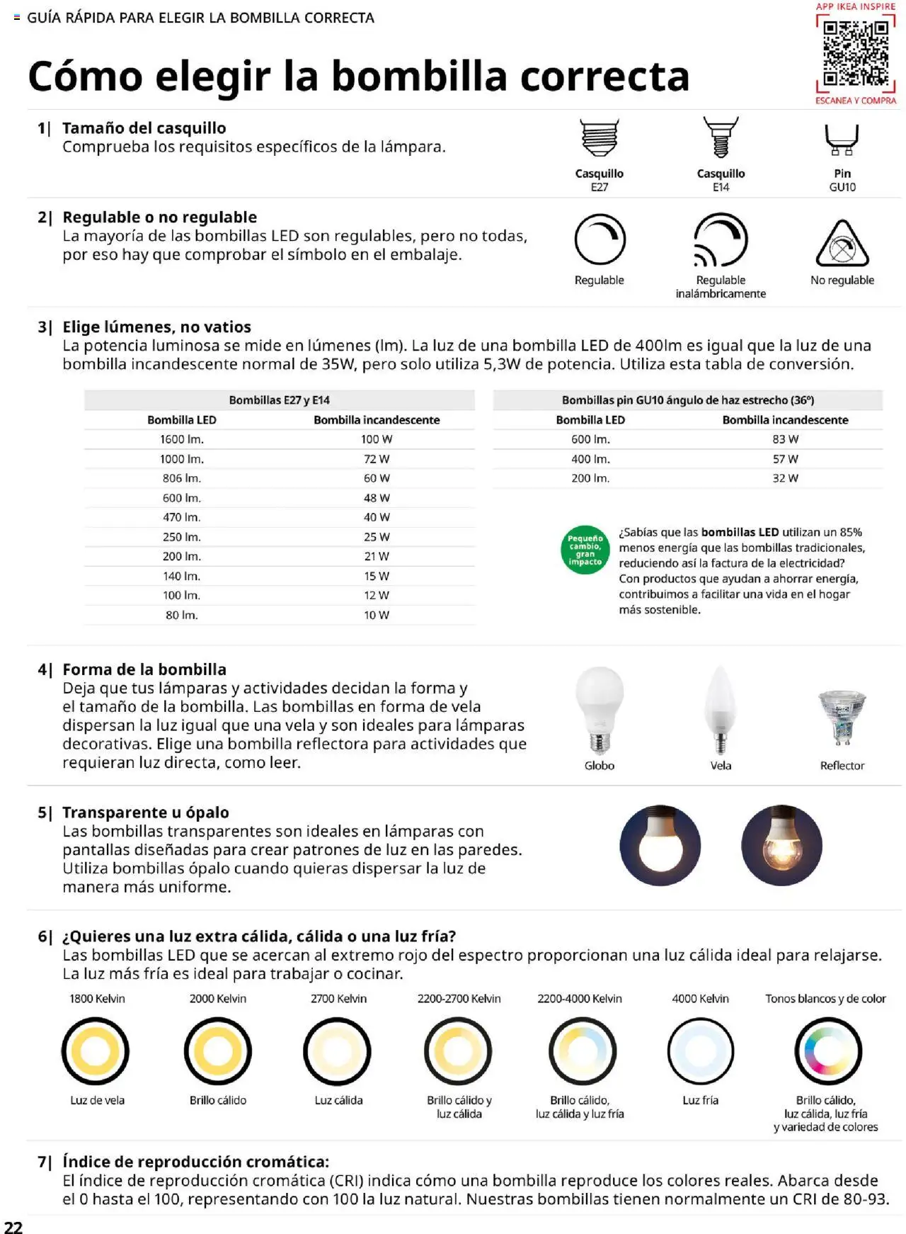 Catálogo IKEA Iluminación - Página de 22 - Válido desde 01/09/2025