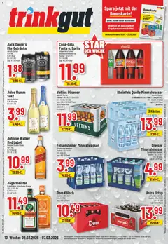 Vorschau Trinkgut Prospekt 	 gültig ab 02.03.2026