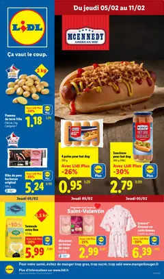 Aperçu LIDL catalogue semaine 6 valable à partir du 05/02/2026