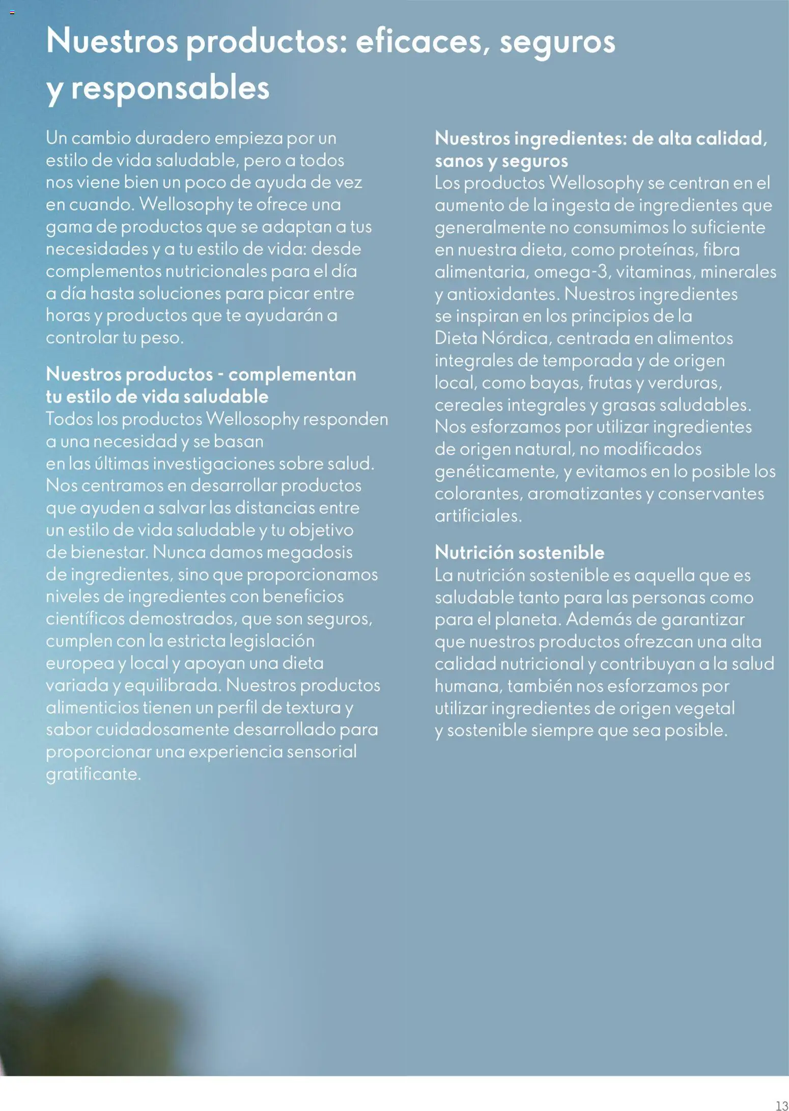 Oriflame - Guía Wellosophy - Página de 13 - Válido desde 01/11/2023