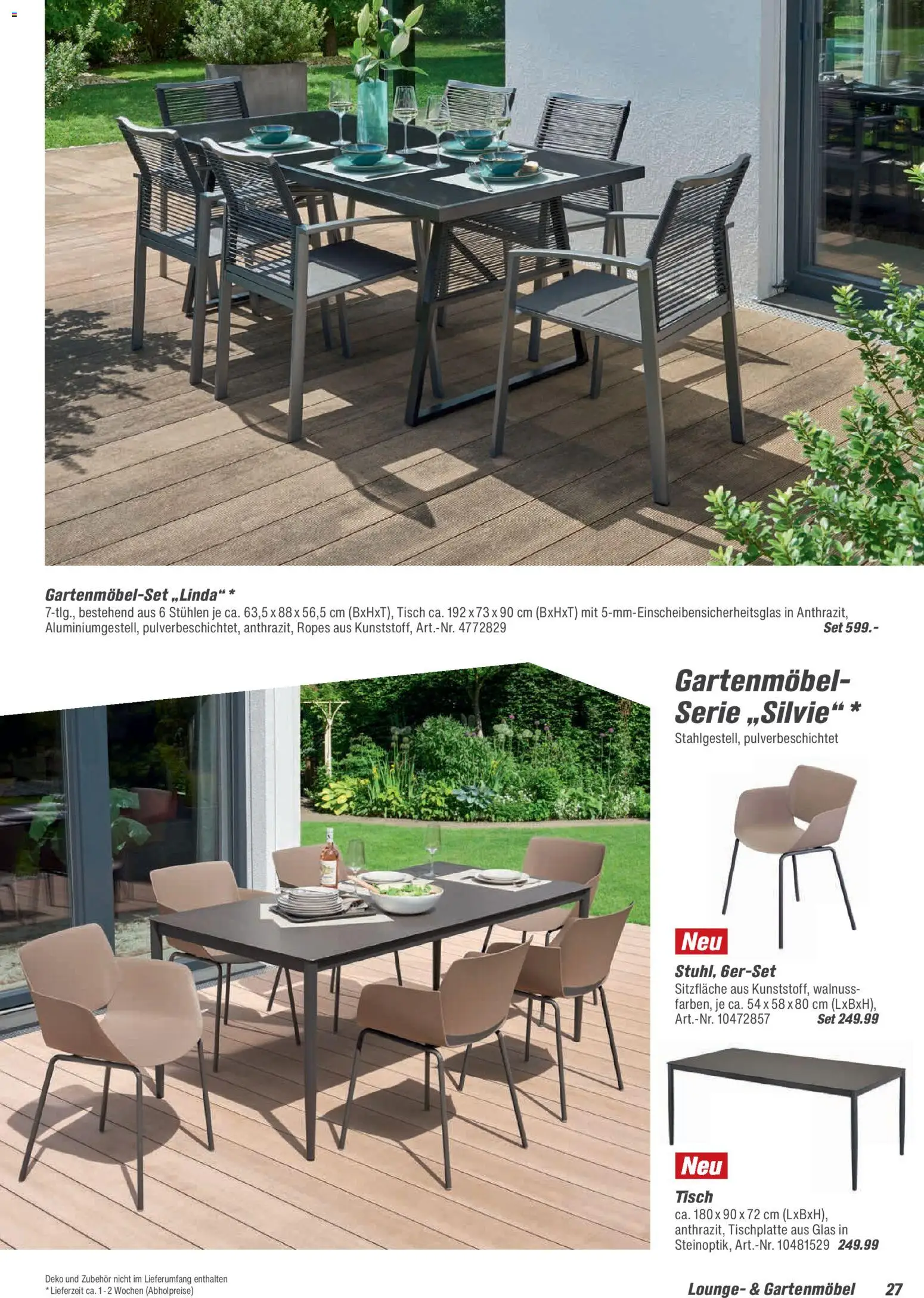 Toom Baumarkt  Gartenmöbel & Solar-Leuchten 2026 - Seite 27 - gültig ab 01.01.2026