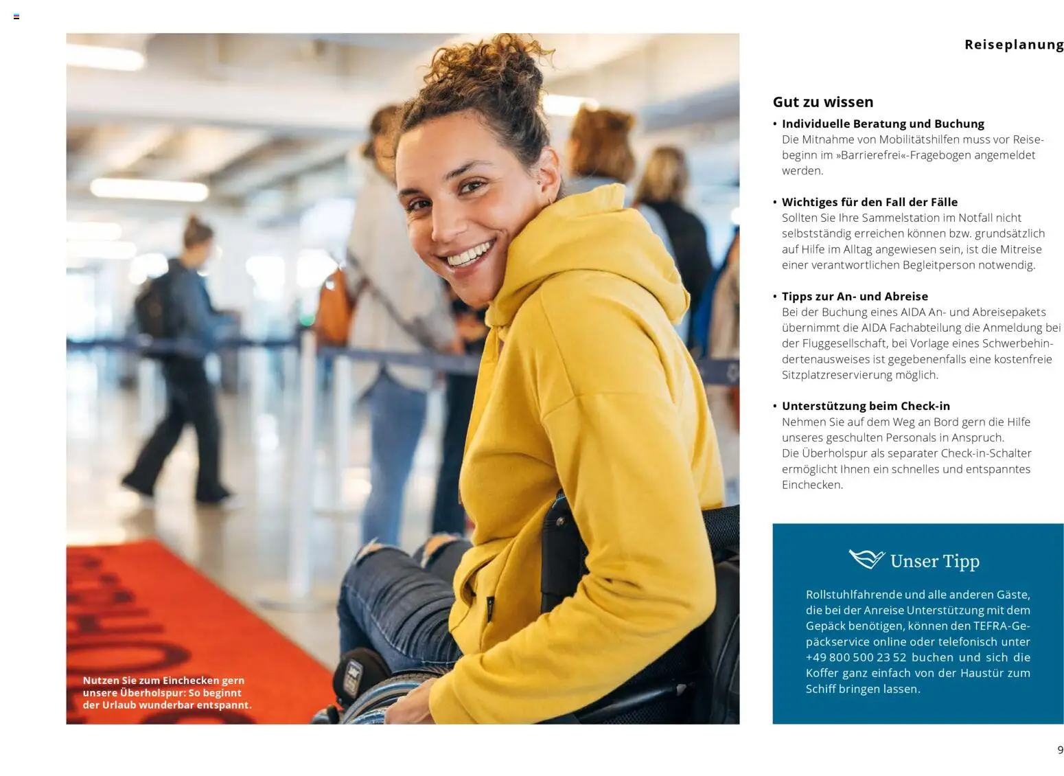 Aida Barrierefreies Reisen - Seite 9 - gültig ab 01.04.2026