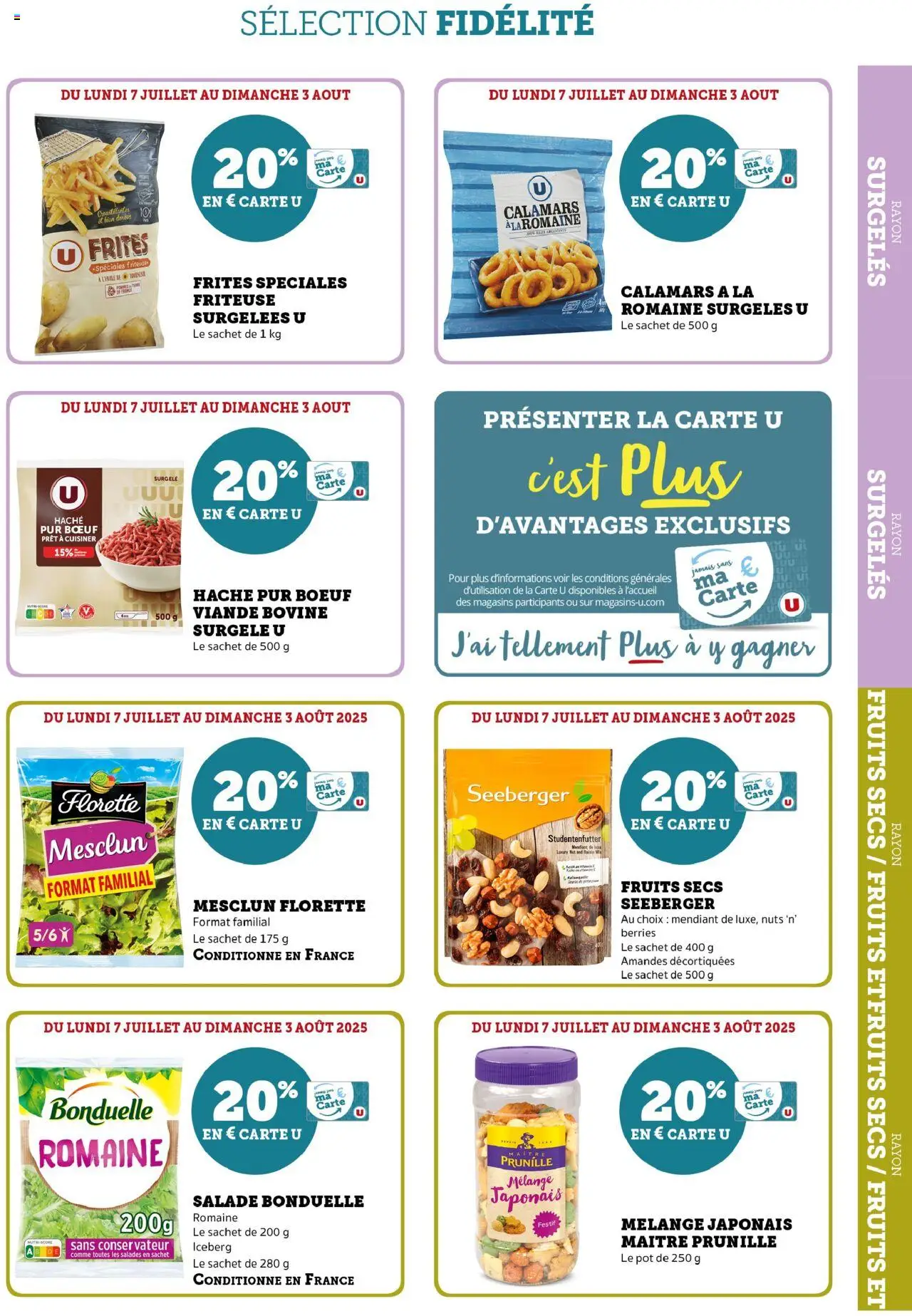 U Express - Ma sélection Carte U juillet - page 17 - valable à partir du 07/07/2025