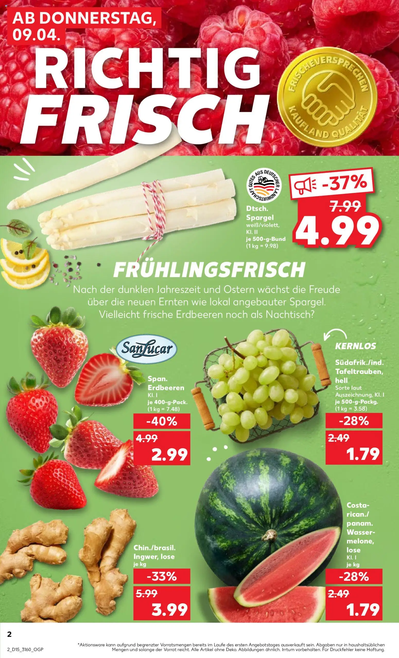Kaufland Prospekt - Seite 2 - gültig ab 09.04.2026