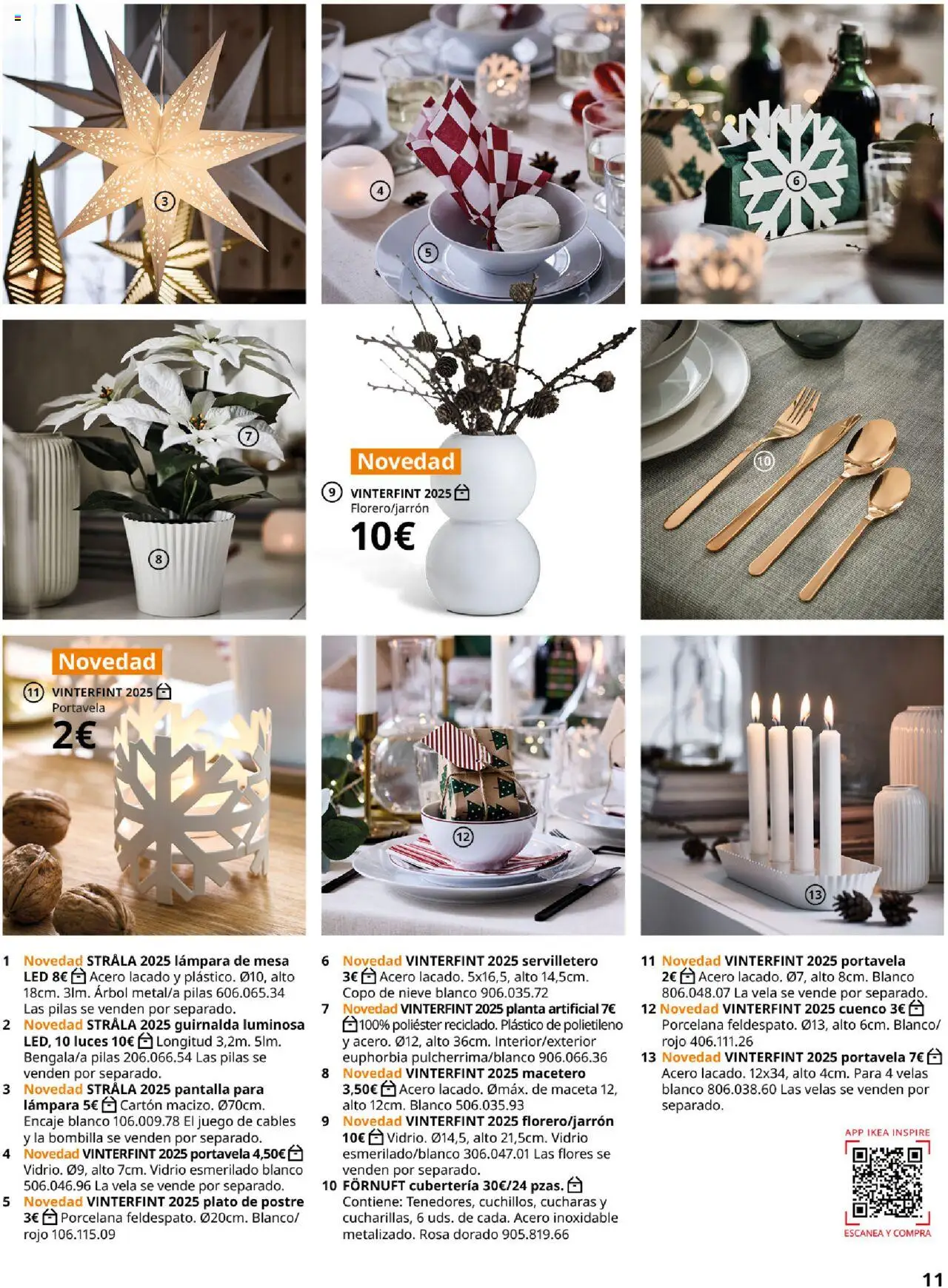 Catálogo IKEA Brochure de navidad - Página de 11 - Válido desde 01/10/2025