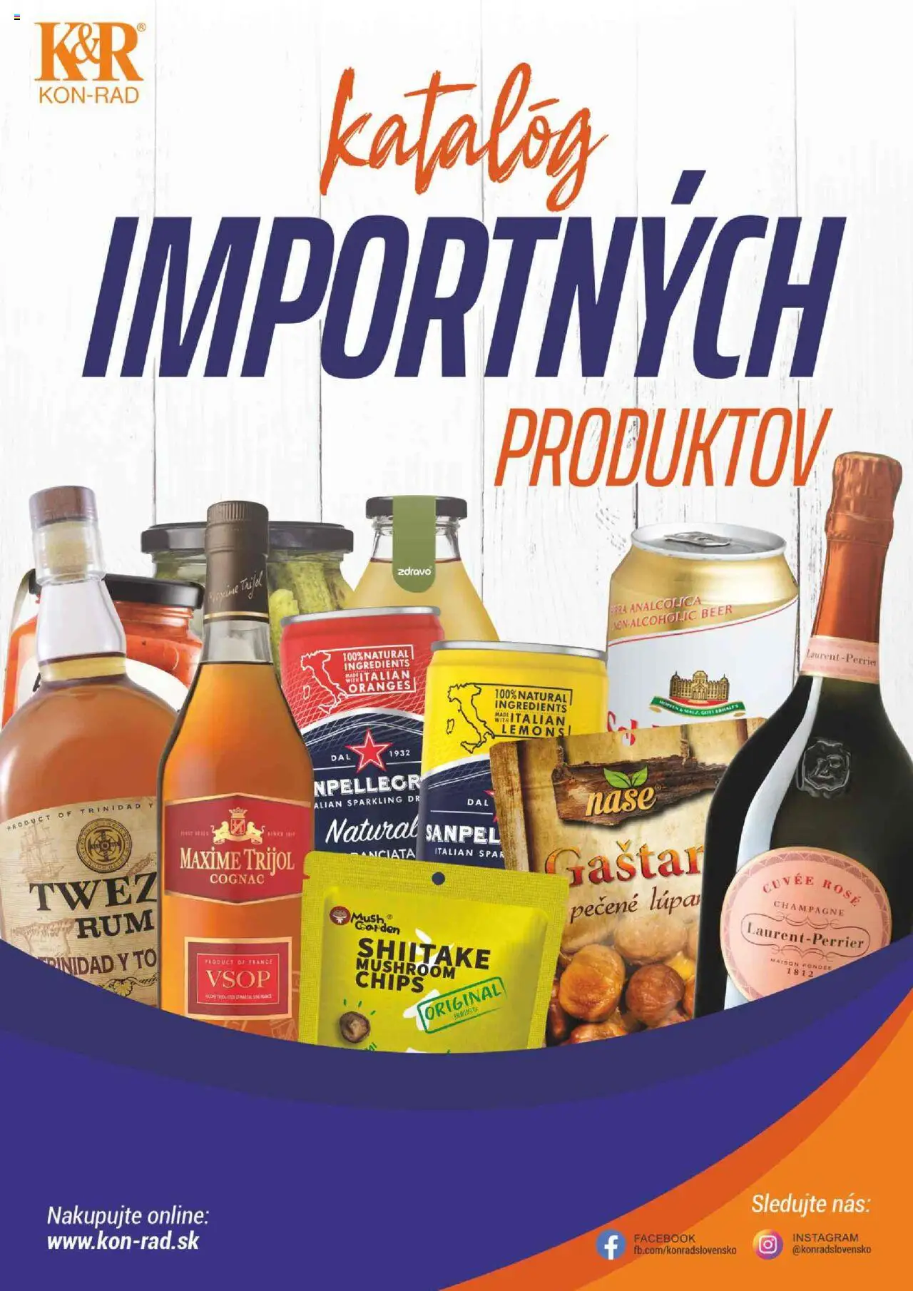 KON - RAD katalóg importných produktov - strana 1- platný od 01.05.2025