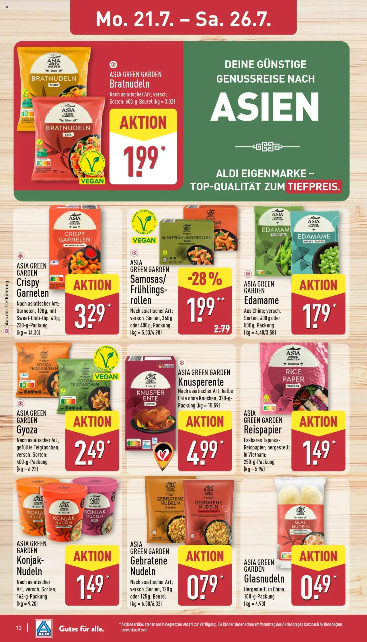Aldi Prospekt 	 - Seite 12 - gültig ab 21.07.2025