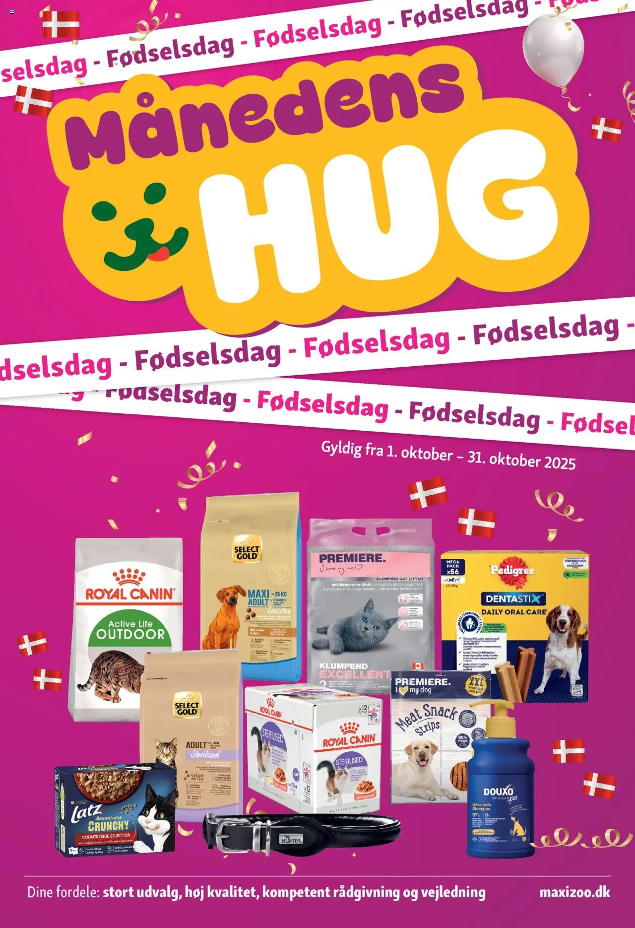 Maxi Zoo - Månedsavis Oktober - side 1- gyldig fra 01/10/2025