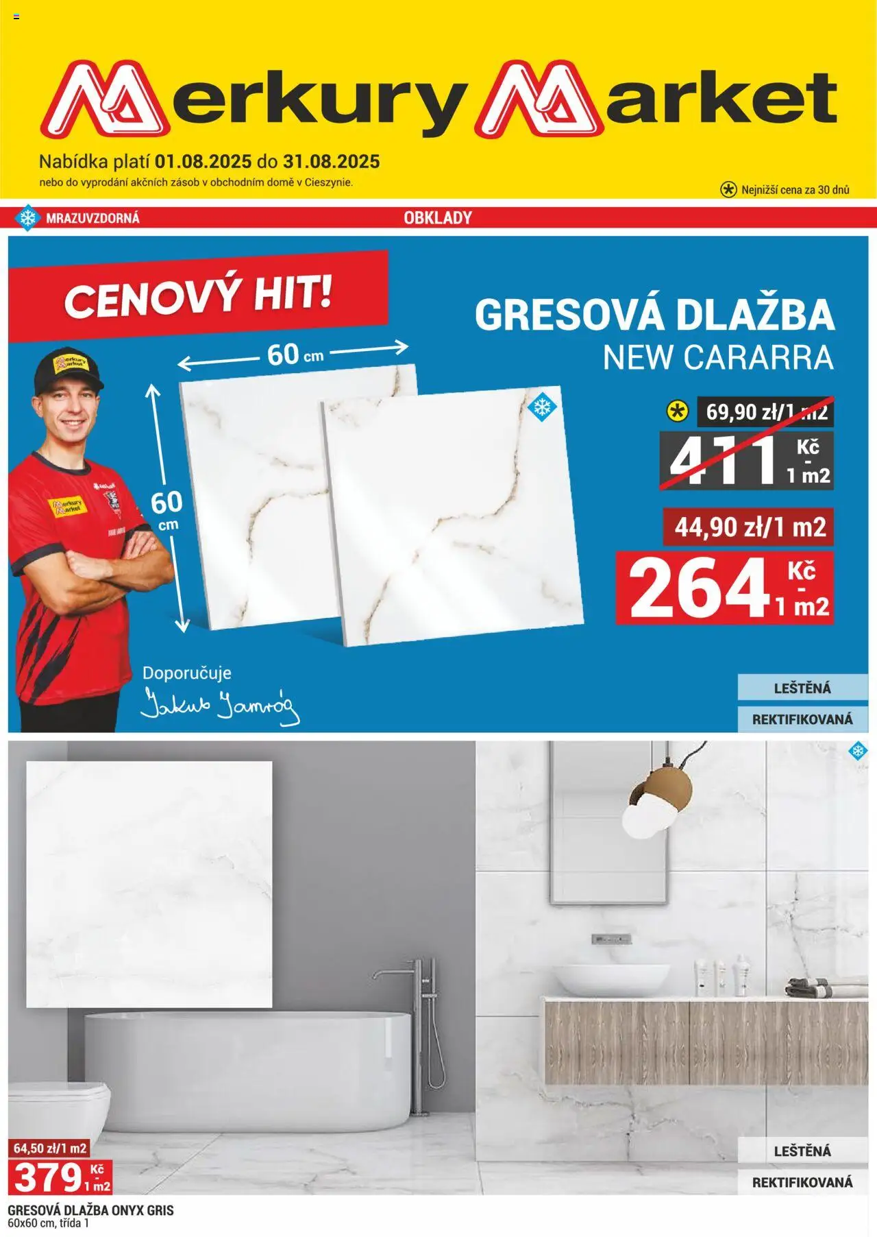 Merkury Market leták - strana 1- platný od 01.08.2025