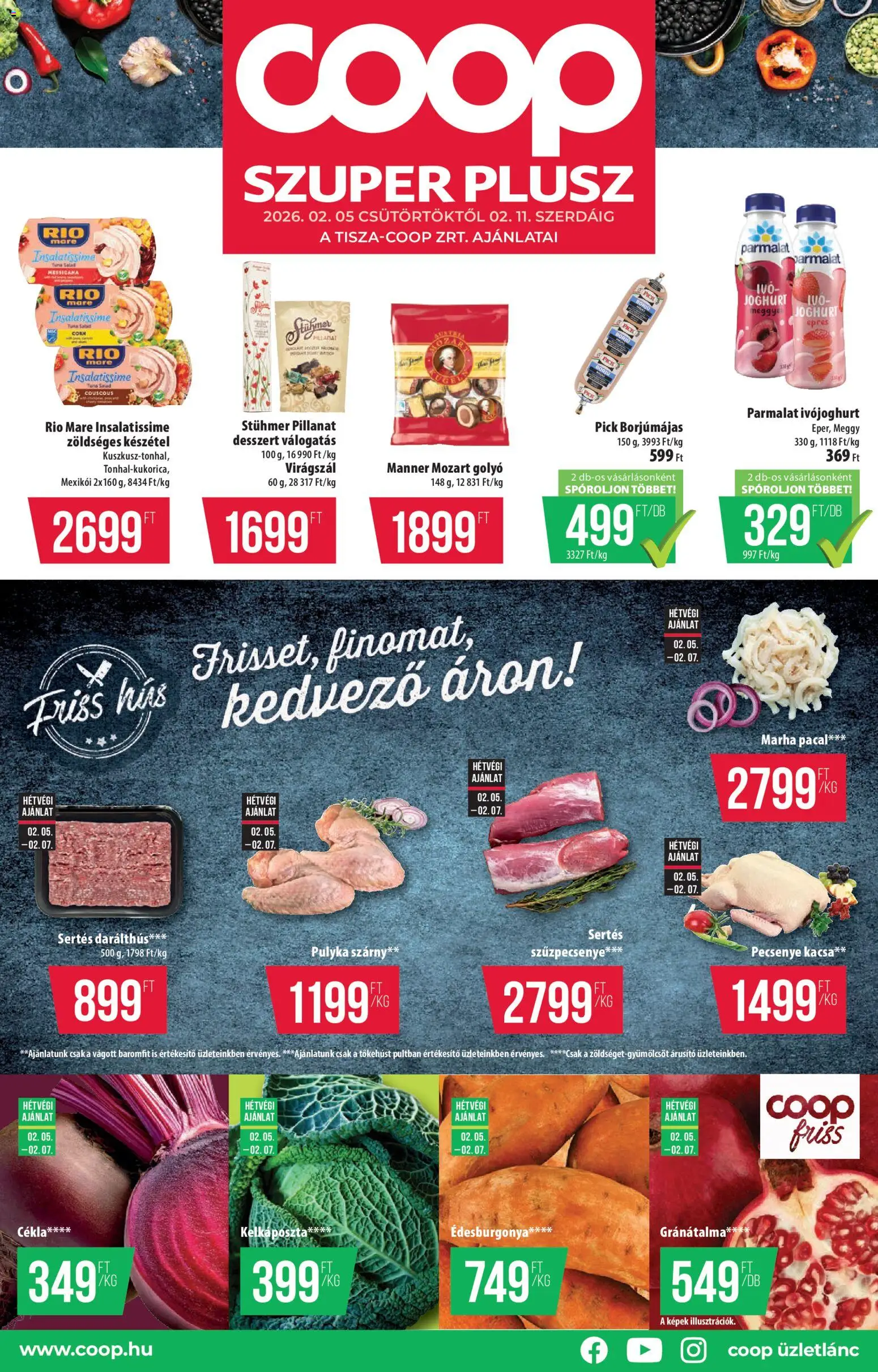 COOP - Szuper Plusz / Tisza - 1oldal - érvényes 2026.02.05.-tól
