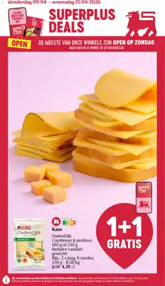 Delhaize folder week 15 geldig vanaf 09/04/2026