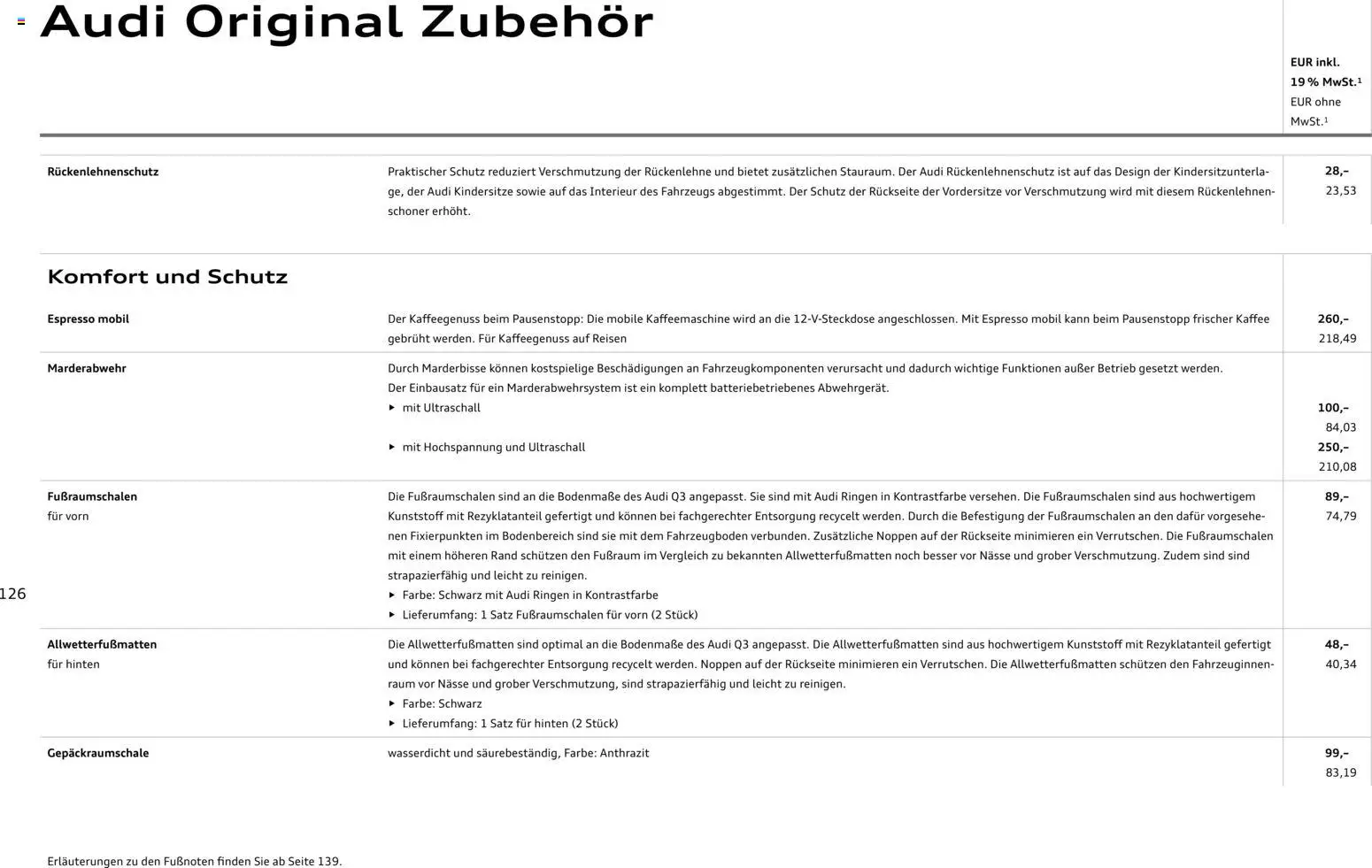 Audi Q3 - Seite 126 - gültig ab 09.01.2025