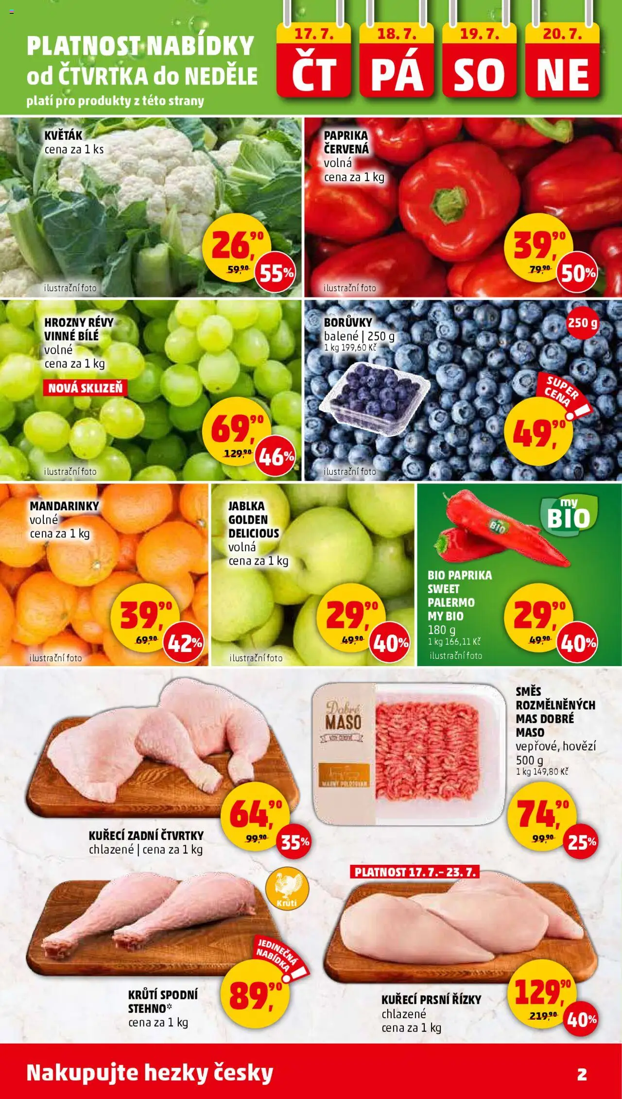 Penny Market leták - Čtvrtečník - strana 2- platný od 17.07.2025