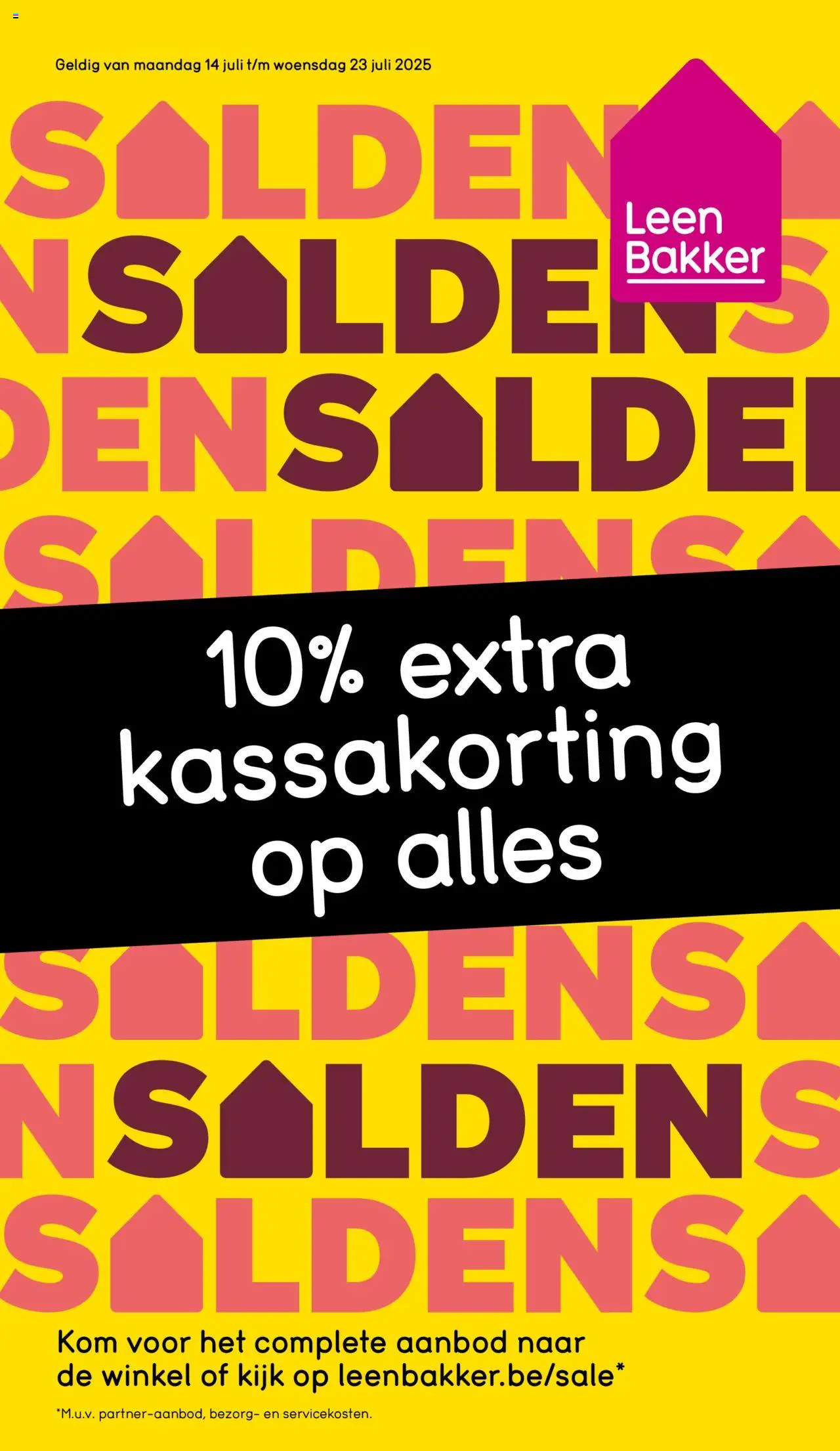 Leen Bakker - Folder - pagina 1- geldig vanaf 14/07/2025
