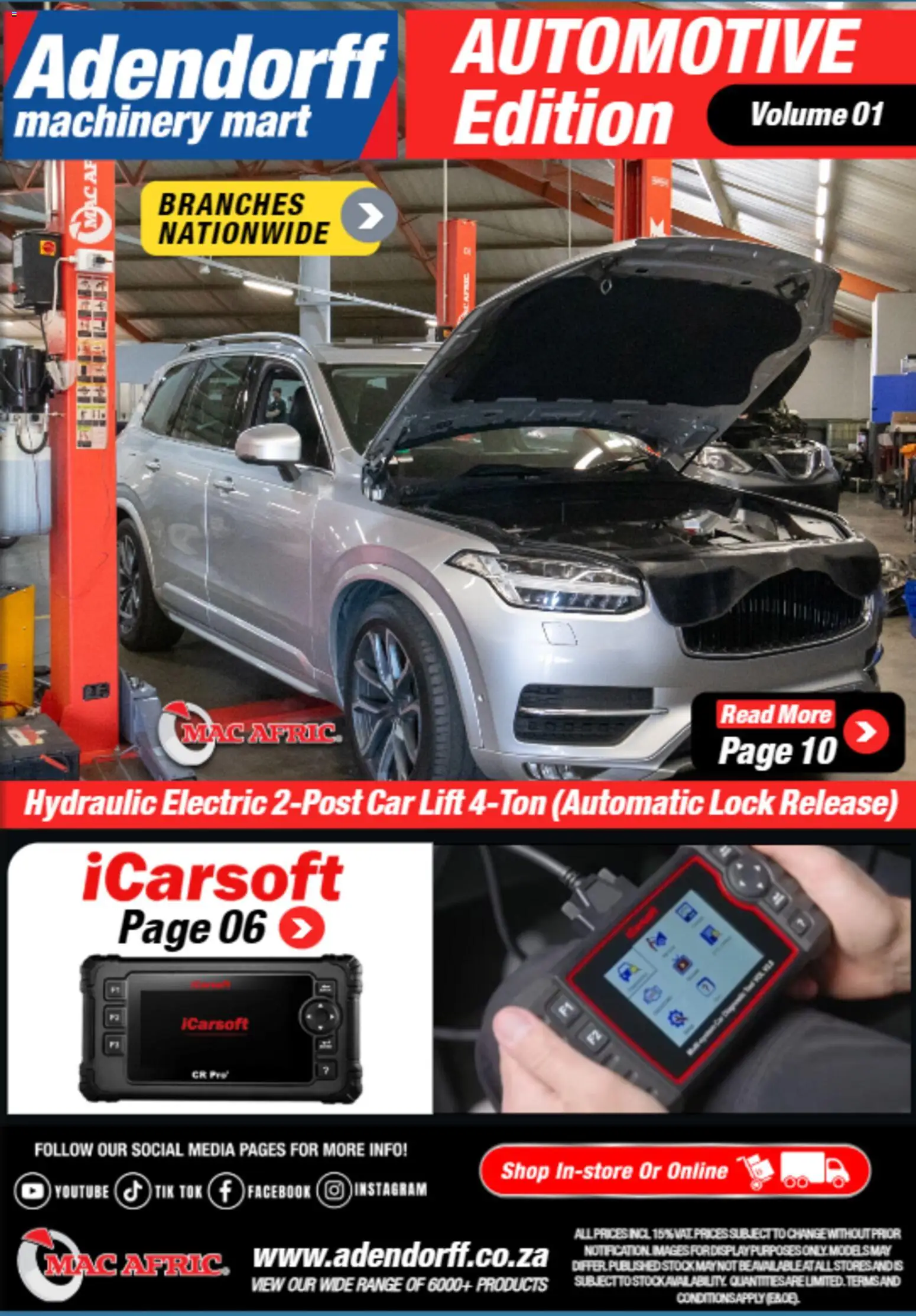 Adendorff Automotive Catalogue  - page 1- valid from 01/01/2026