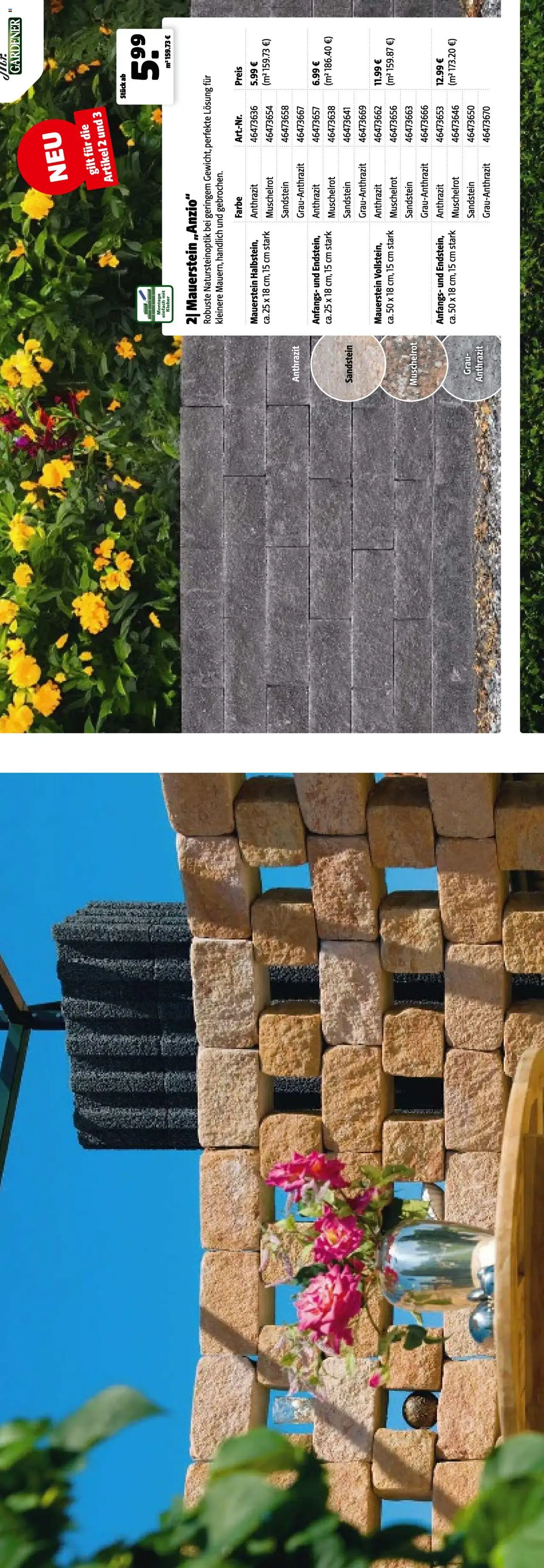 Hagebau Katalog Gartenbaustoffe - Seite 80 - gültig ab 02.03.2025