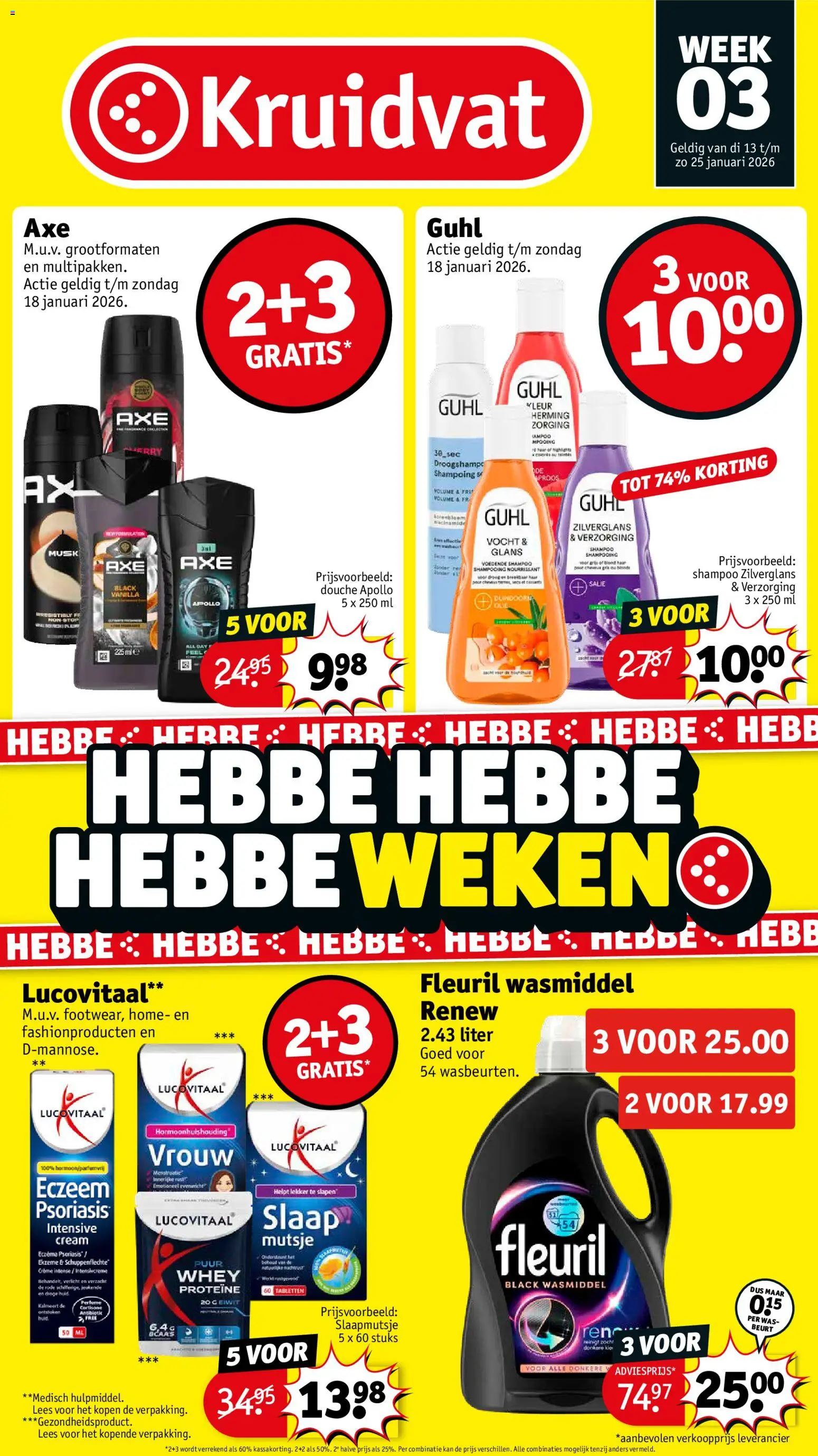 Kruidvat - Folder week 3 - pagina 1- geldig vanaf 13-01-2026