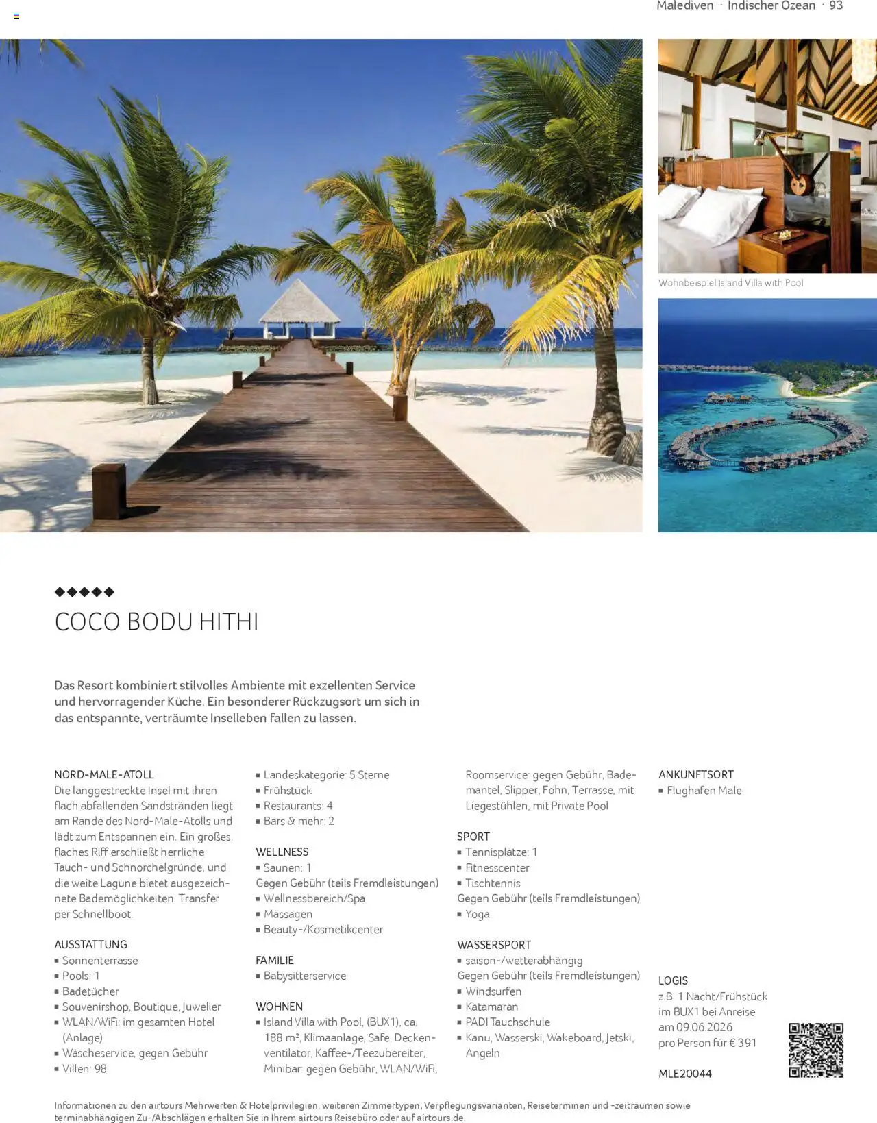 TUI airtours Katalog  Erstklassige Fernreisen 2025/26 - Seite 93 - gültig ab 01.11.2025