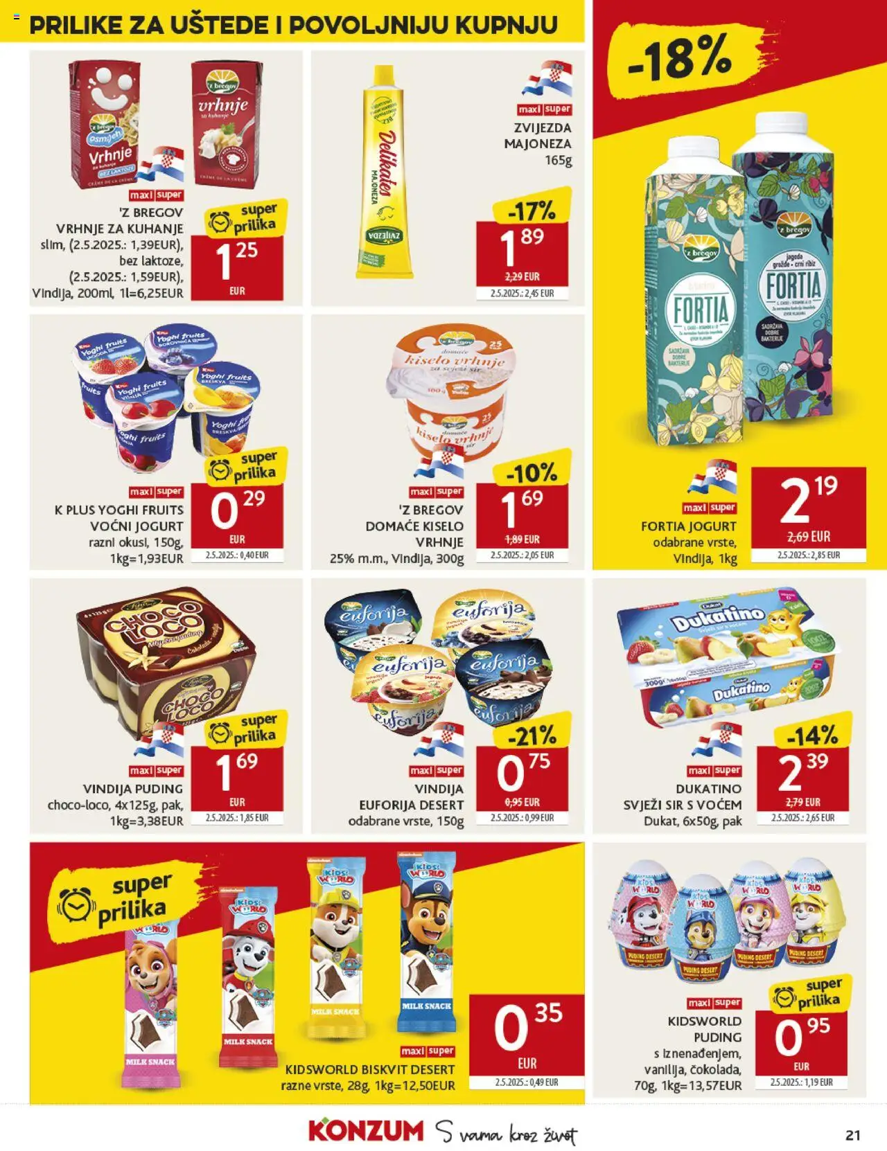 Konzum HR Akciós újság - 21oldal - érvényes 2025.07.16.-tól
