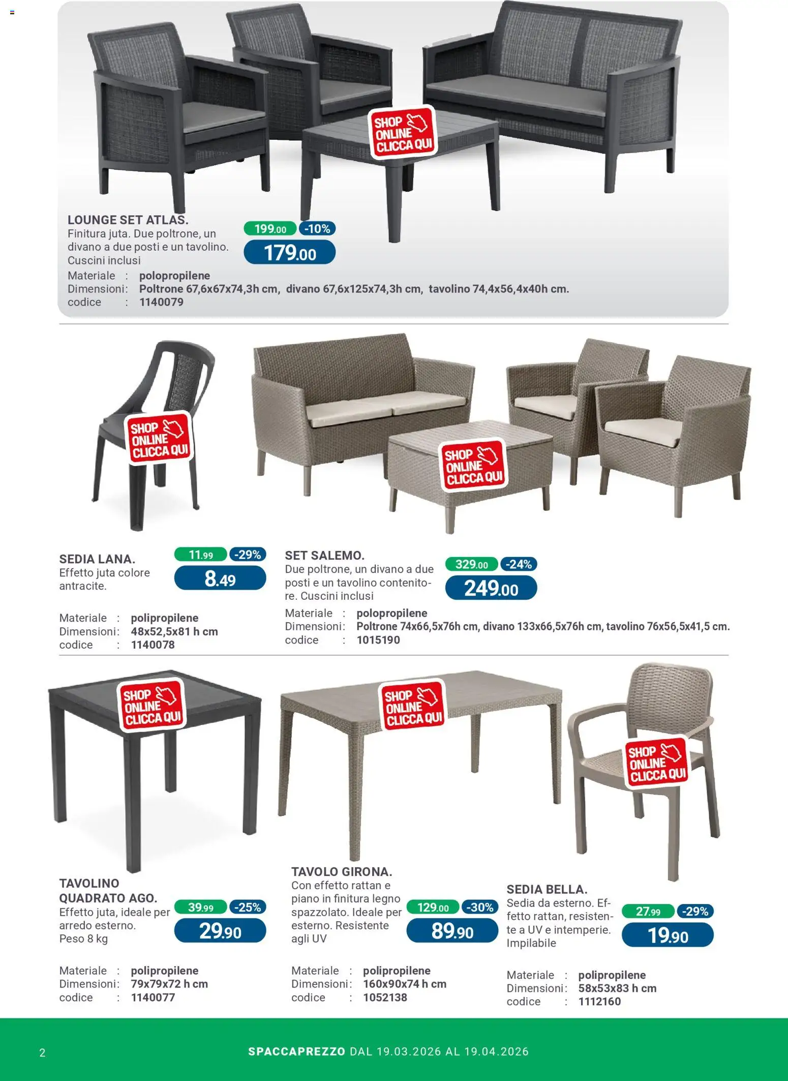 CFadda volantino - pagina 2 - valido dal 19/03/2026