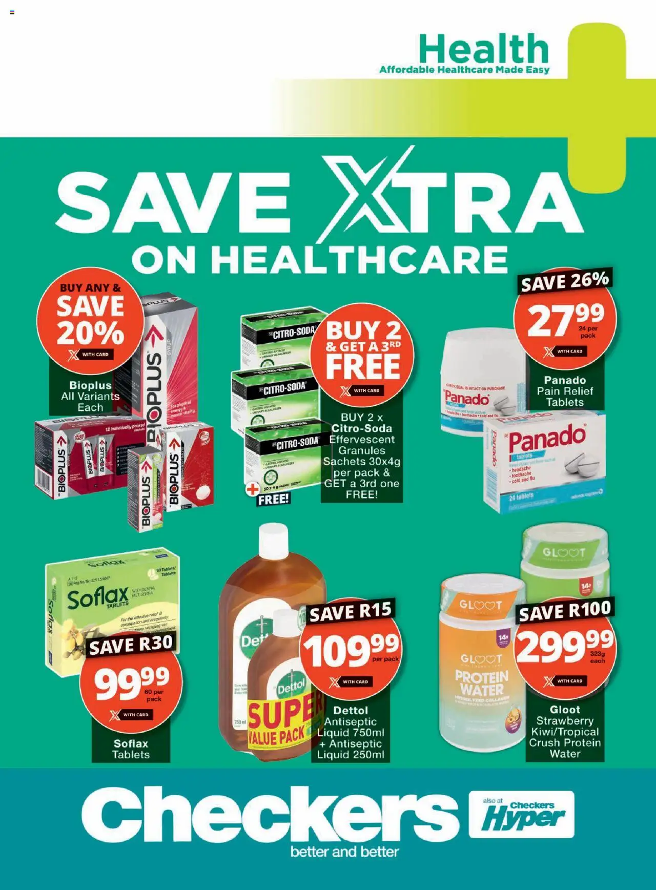 Checkers - Medirite October Month-End Promotion - page 1- valid from 20/10/2025