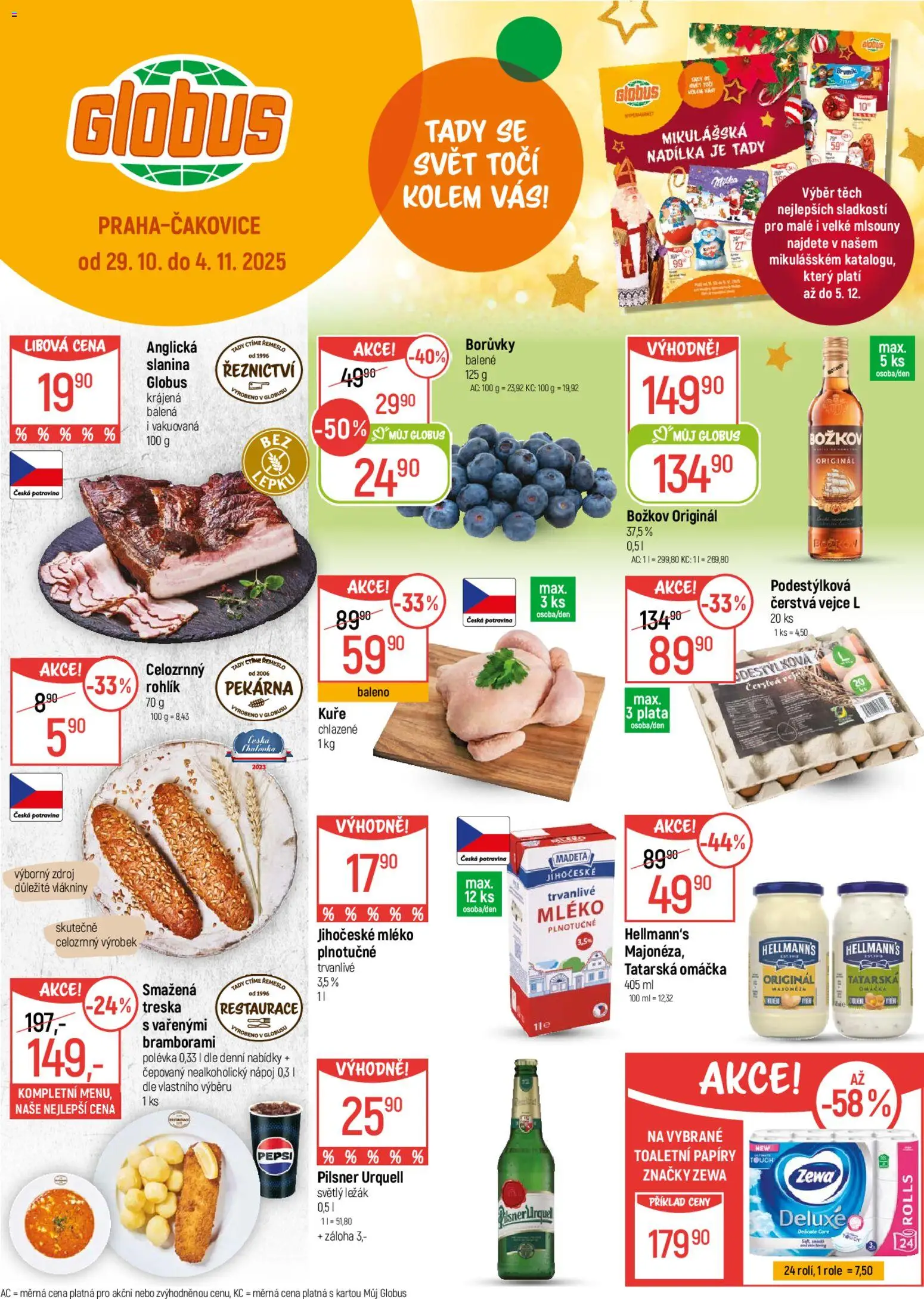 Globus leták - strana 1- platný od 29.10.2025