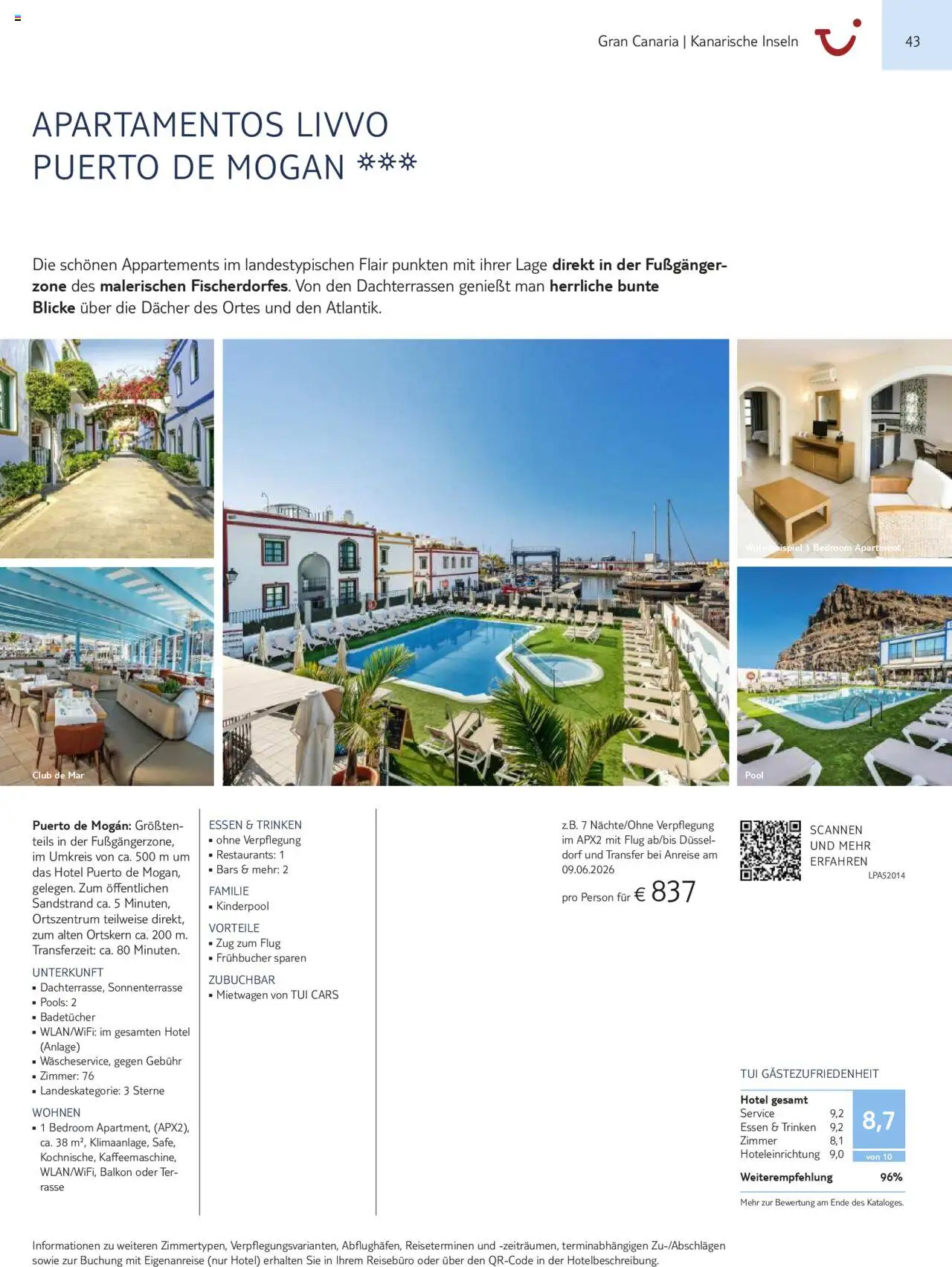 TUI Prospekt Kanaren, Kapverden & Senegal 2025/26	  - Seite 43 - gültig ab 01.11.2025