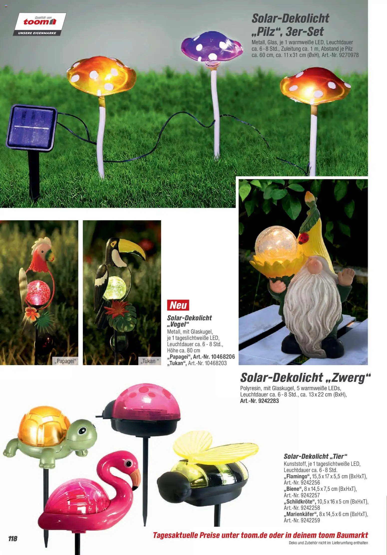 Toom Baumarkt  Gartenmöbel & Solar-Leuchten 2026 - Seite 118 - gültig ab 01.01.2026