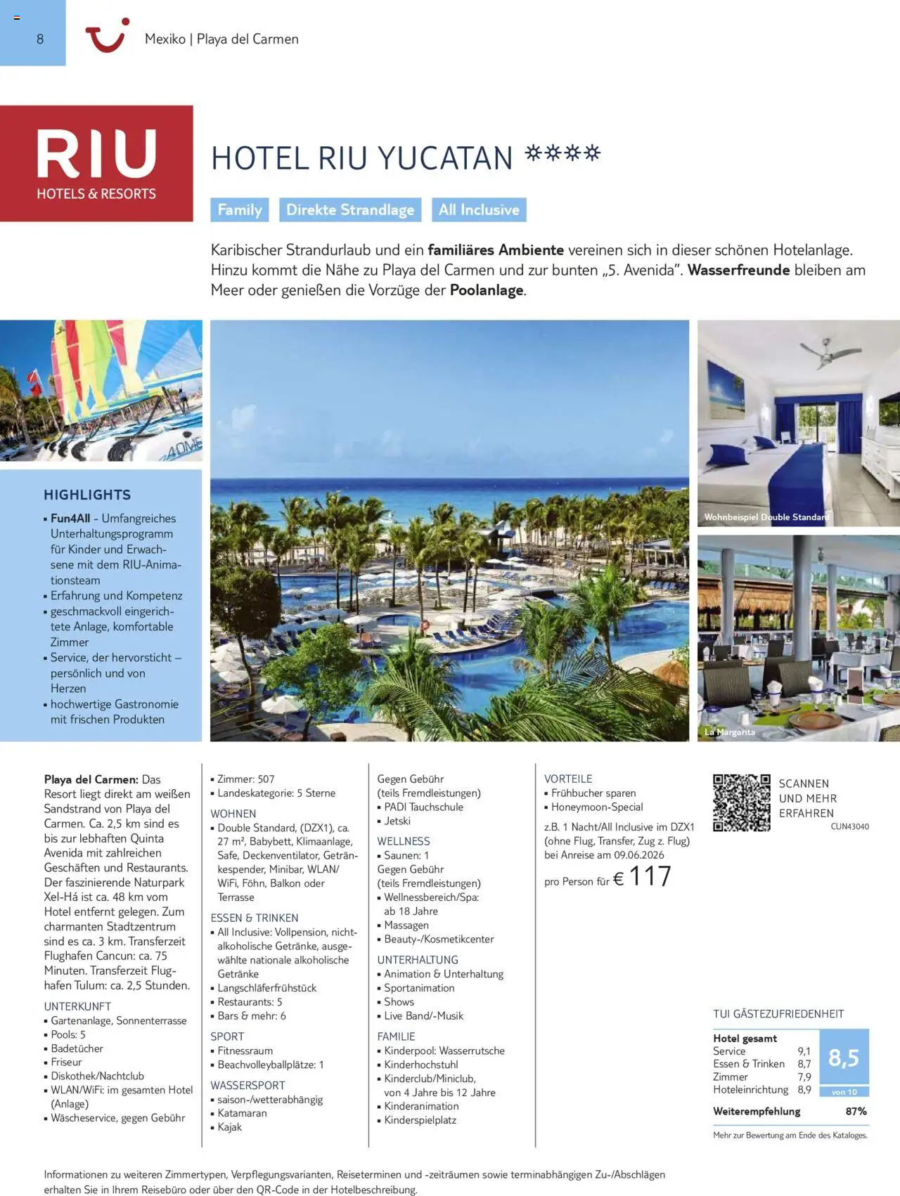 TUI Prospekt Mittelamerika & Karibik 2025/26	 - Seite 8 - gültig ab 01.11.2025