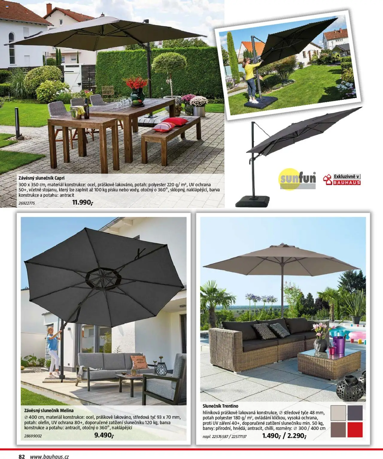 Bauhaus katalog Zahradní nábytek - strana 82- platný od 01.04.2025