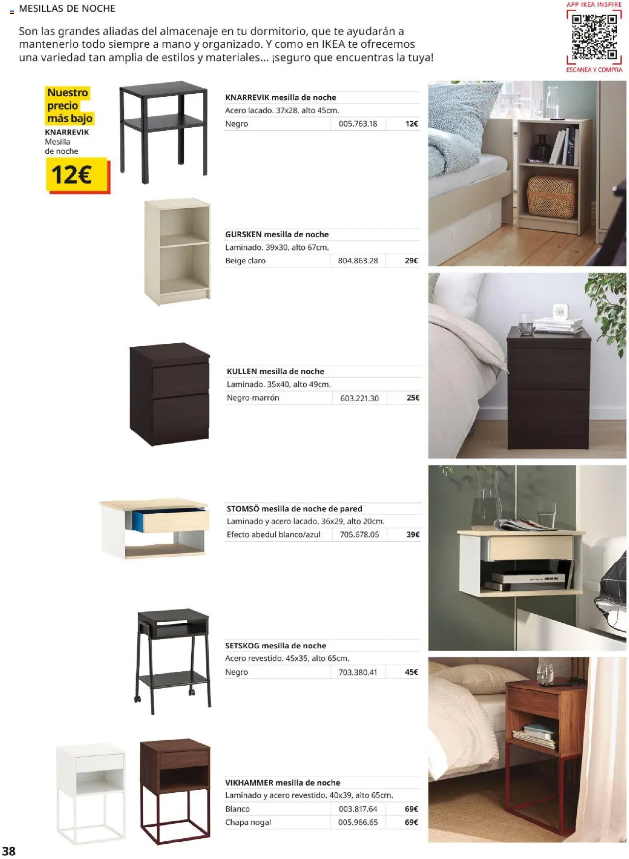 Catálogo IKEA Muebles para el dormitorio - Página de 38 - Válido desde 01/09/2025