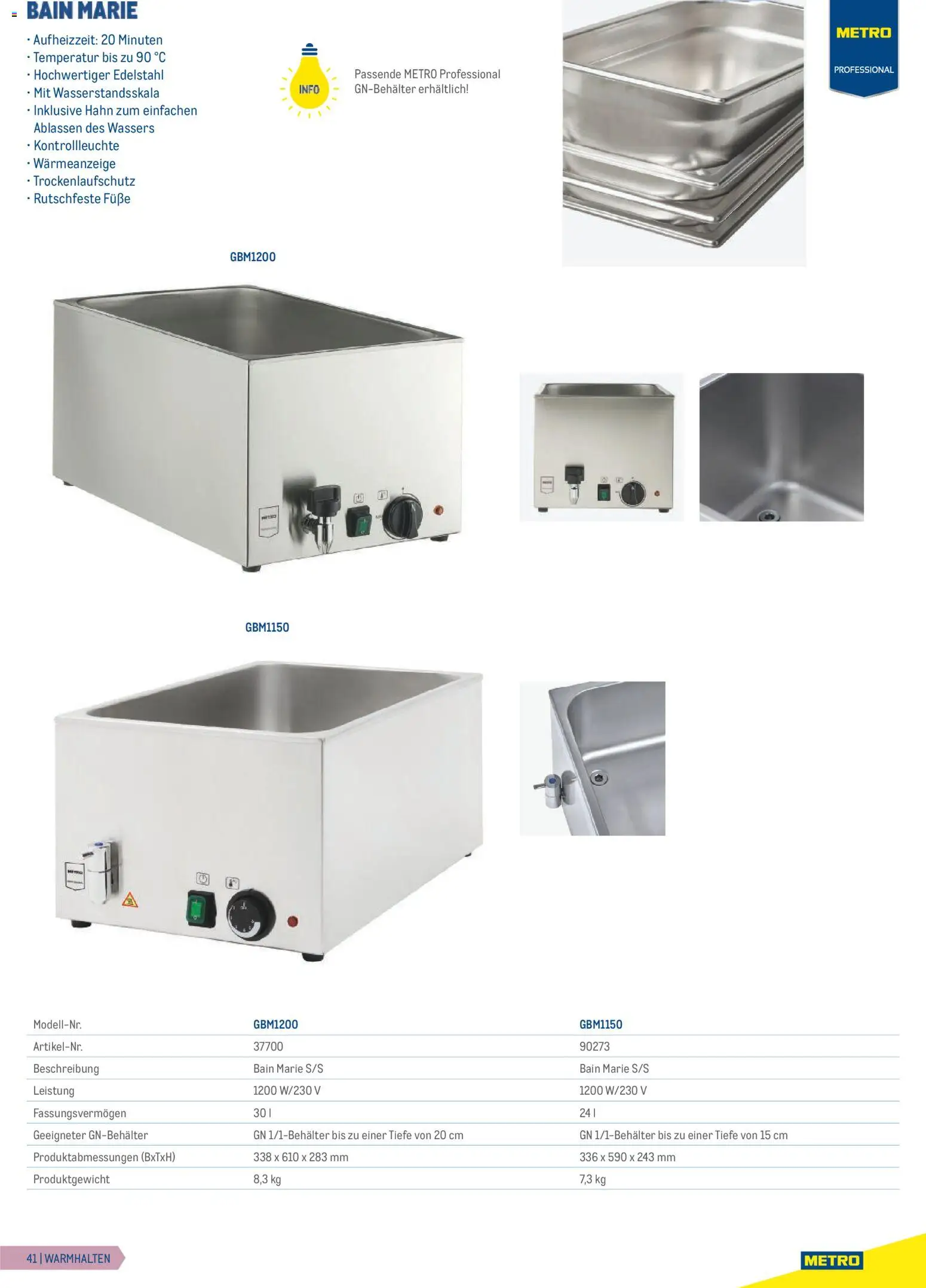 Metro Gastrogeräte - page 41- valid from 23.02.2026