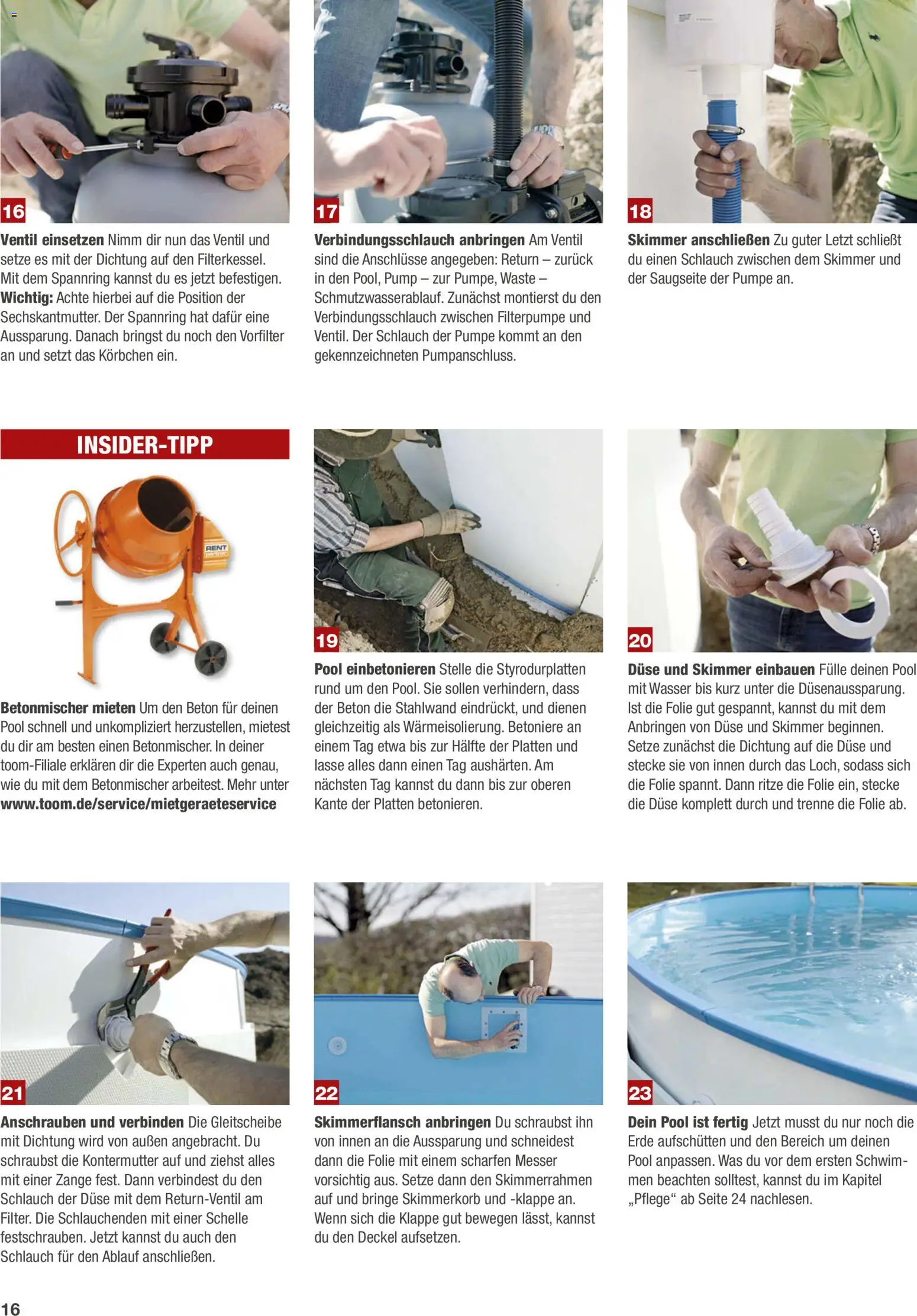 Toom Baumarkt Pool selber bauen - Seite 16 - gültig ab 01.01.2026