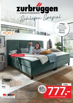 Vorschau Zurbrüggen Schlafen Spezial gültig ab 16.07.2025