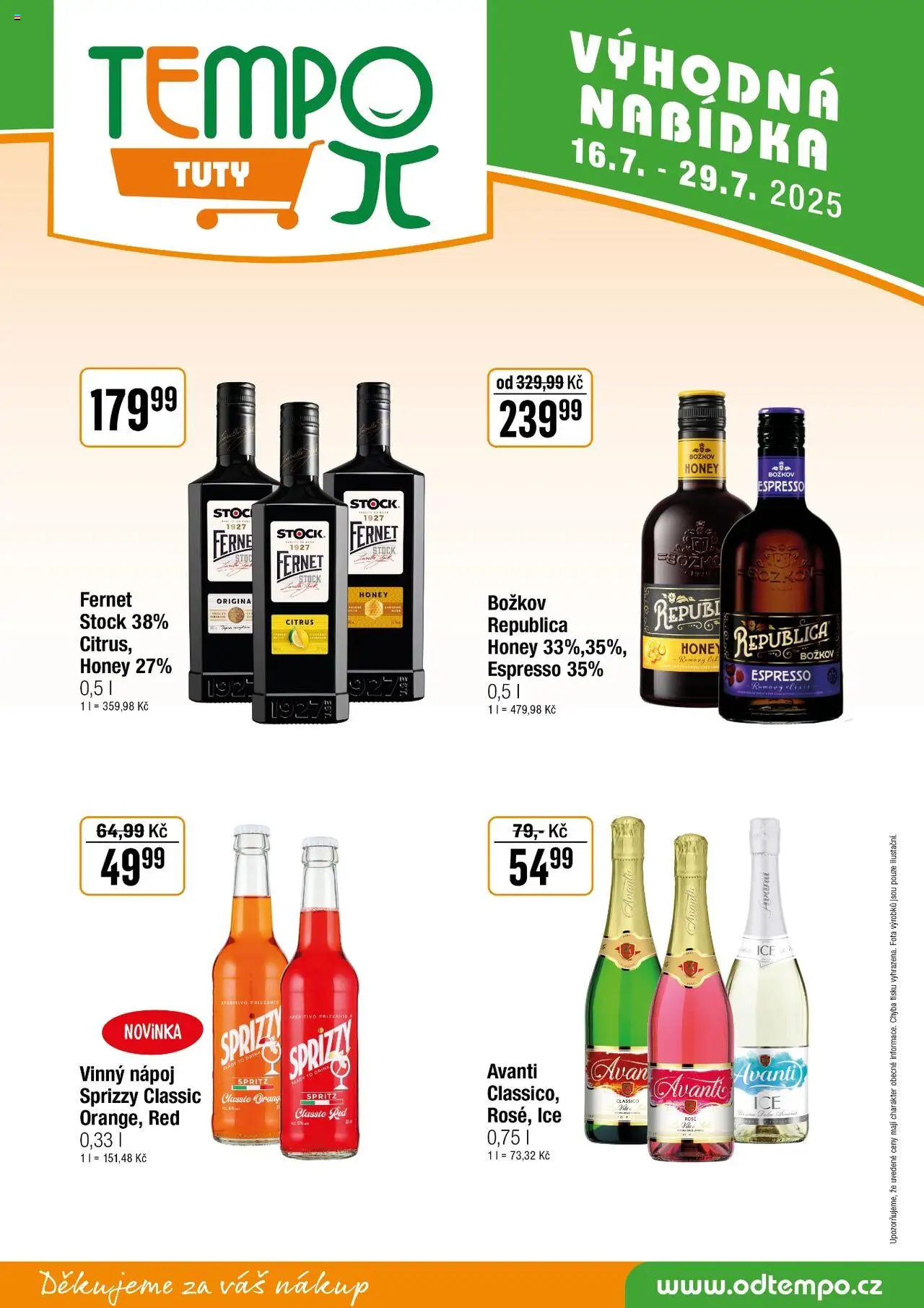 Tempo leták - Tuty - strana 13- platný od 16.07.2025