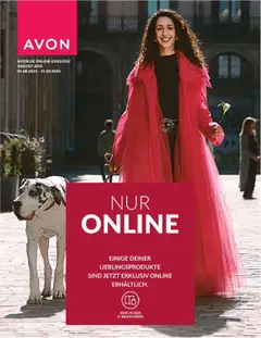 Vorschau AVON Broschüre Exklusives Online-Angebot gültig ab 01.08.2025