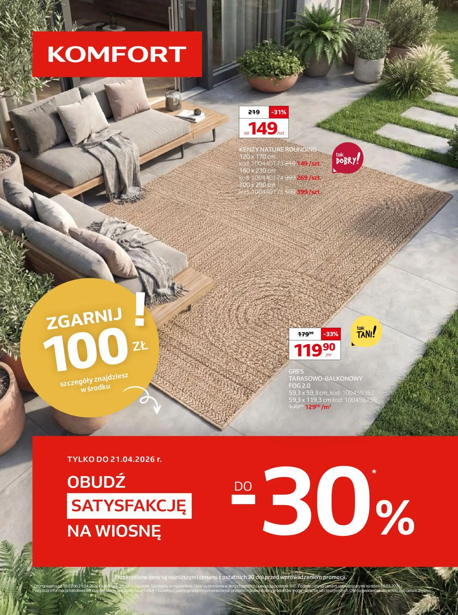 Komfort gazetka - strona 1- ważny od 18.03.2026