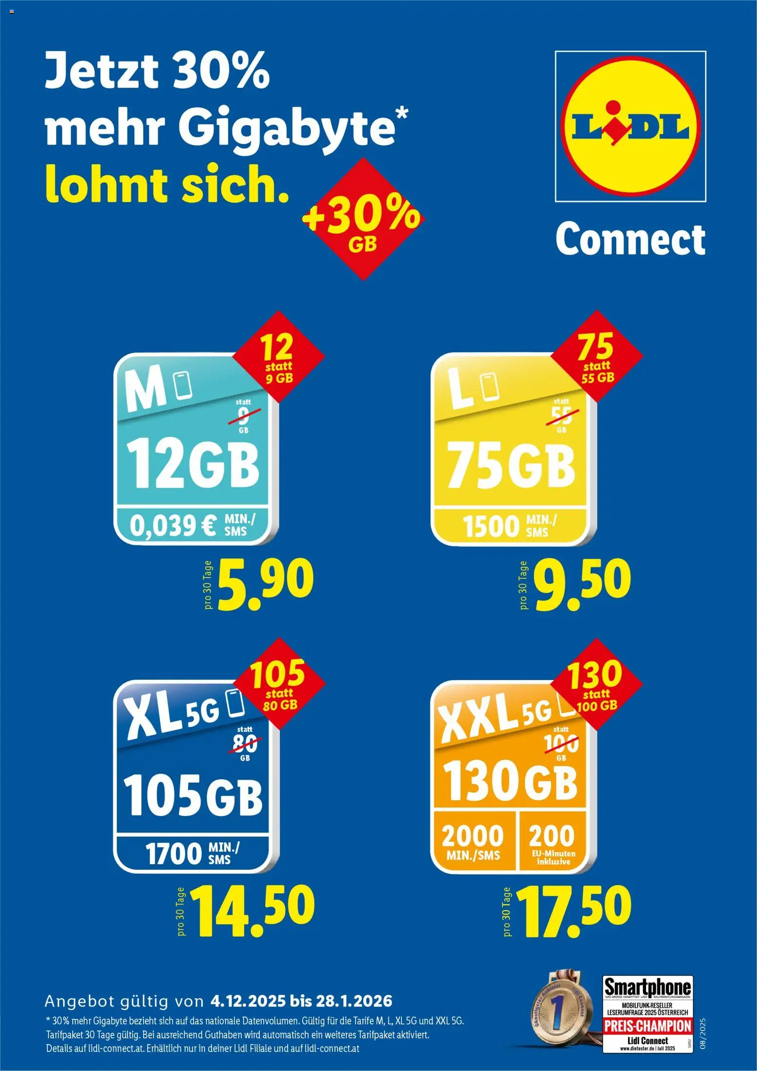 Lidl X - Mas Tarif - Seite 1- gültig ab 04.12.2025