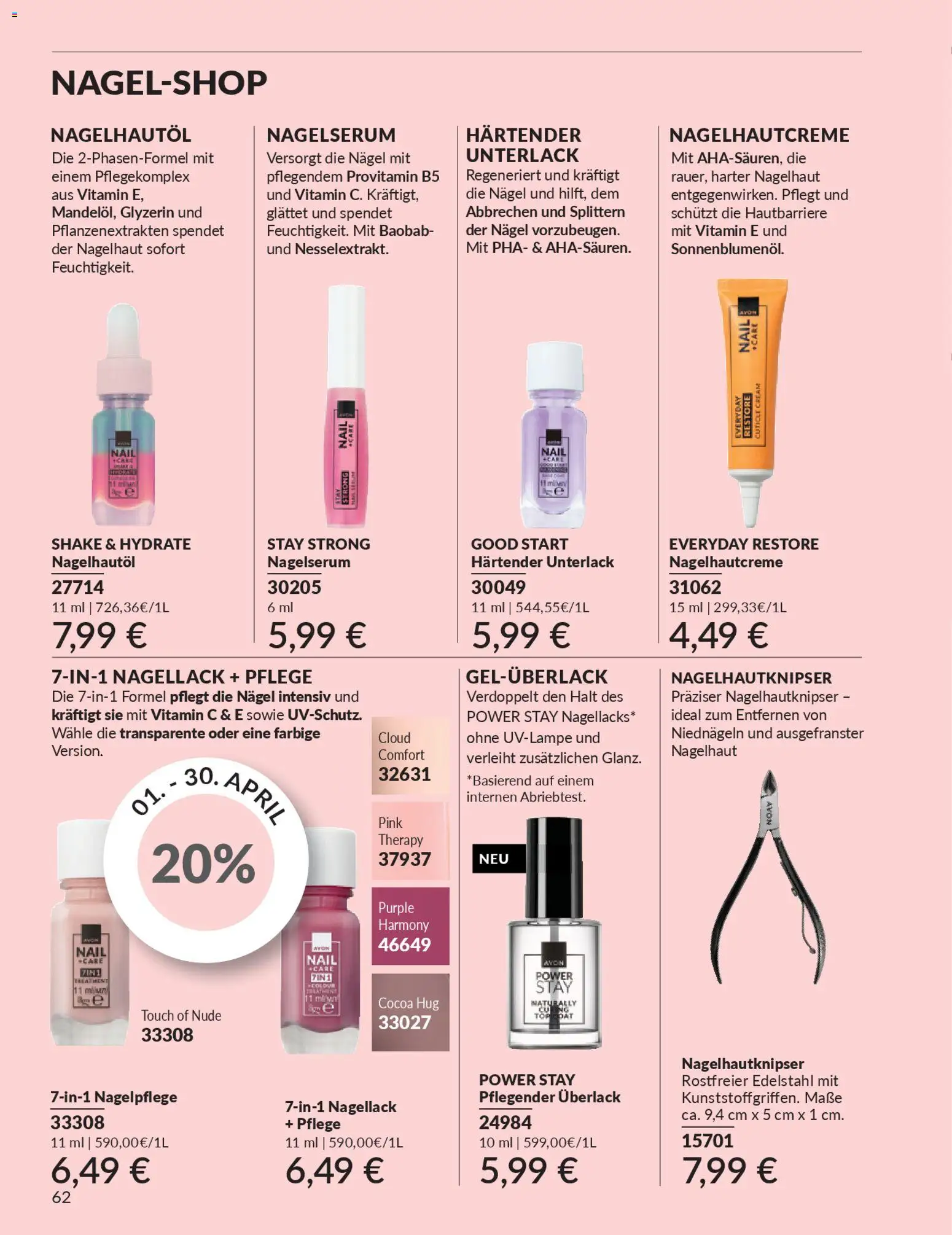 AVON Katalog April 2026 - Seite 64 - gültig ab 01.04.2026
