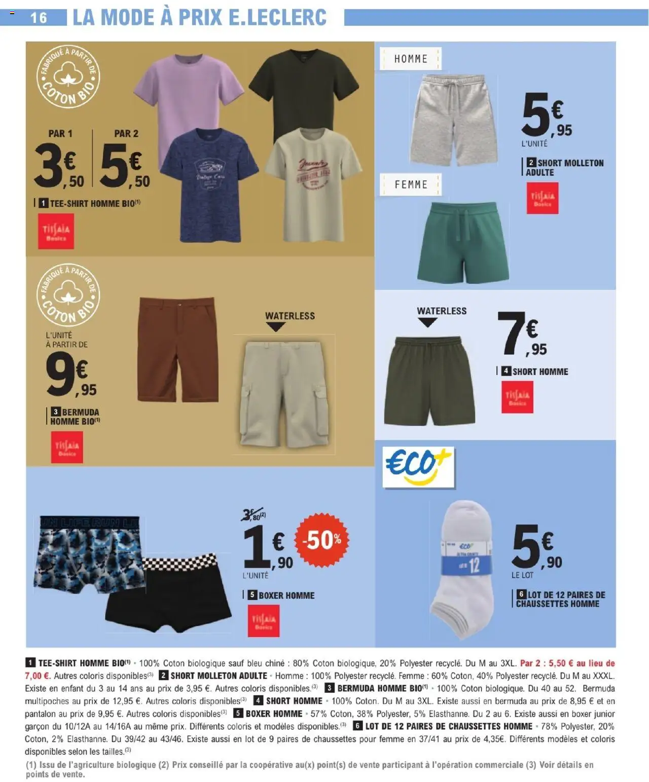 E.Leclerc catalogue semaine 29 - page 16 - valable à partir du 15/07/2025