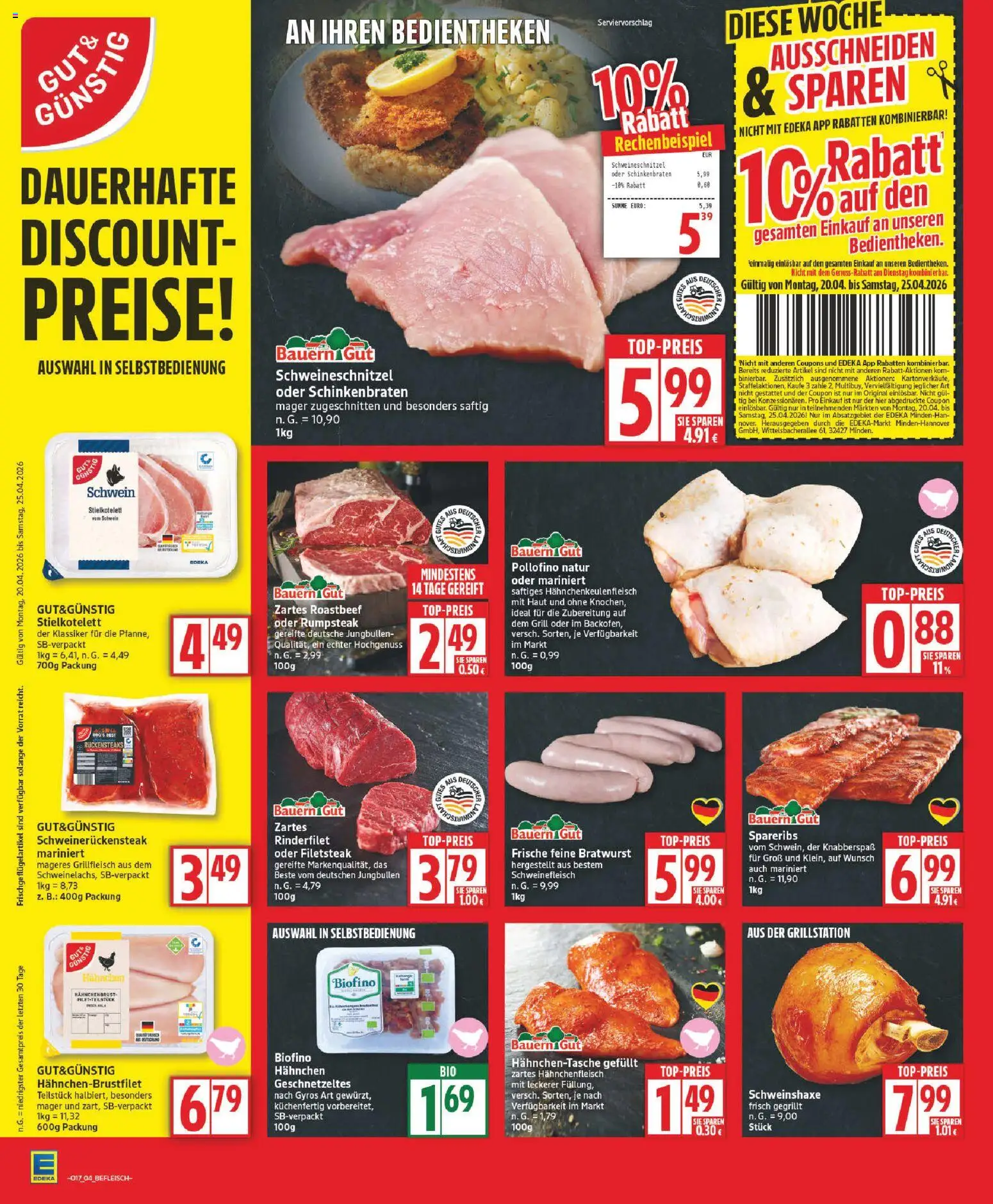 Edeka Prospekt 	 - Seite 4 - gültig ab 20.04.2026