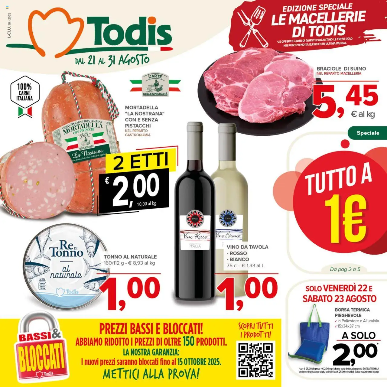 Todis Macelleria catalogo - pagina 1 - valido dal 21/08/2025