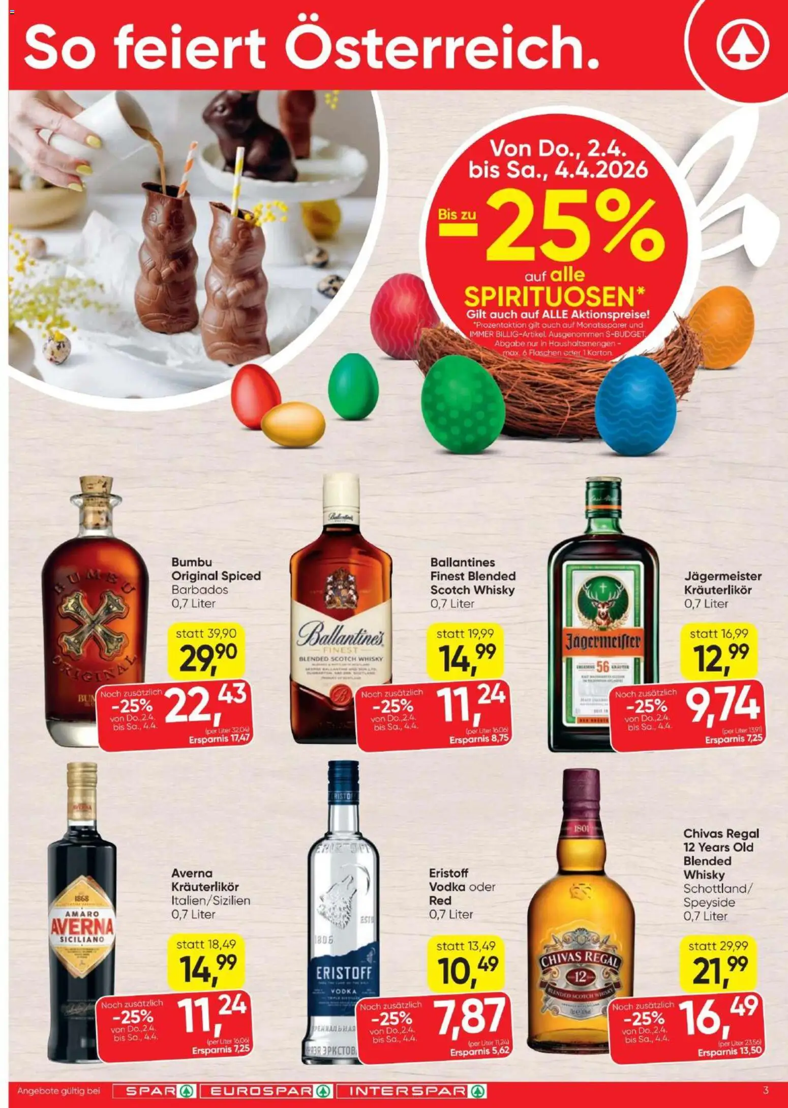 Spar - Flugblatt - page 3- valid from 31.03.2026