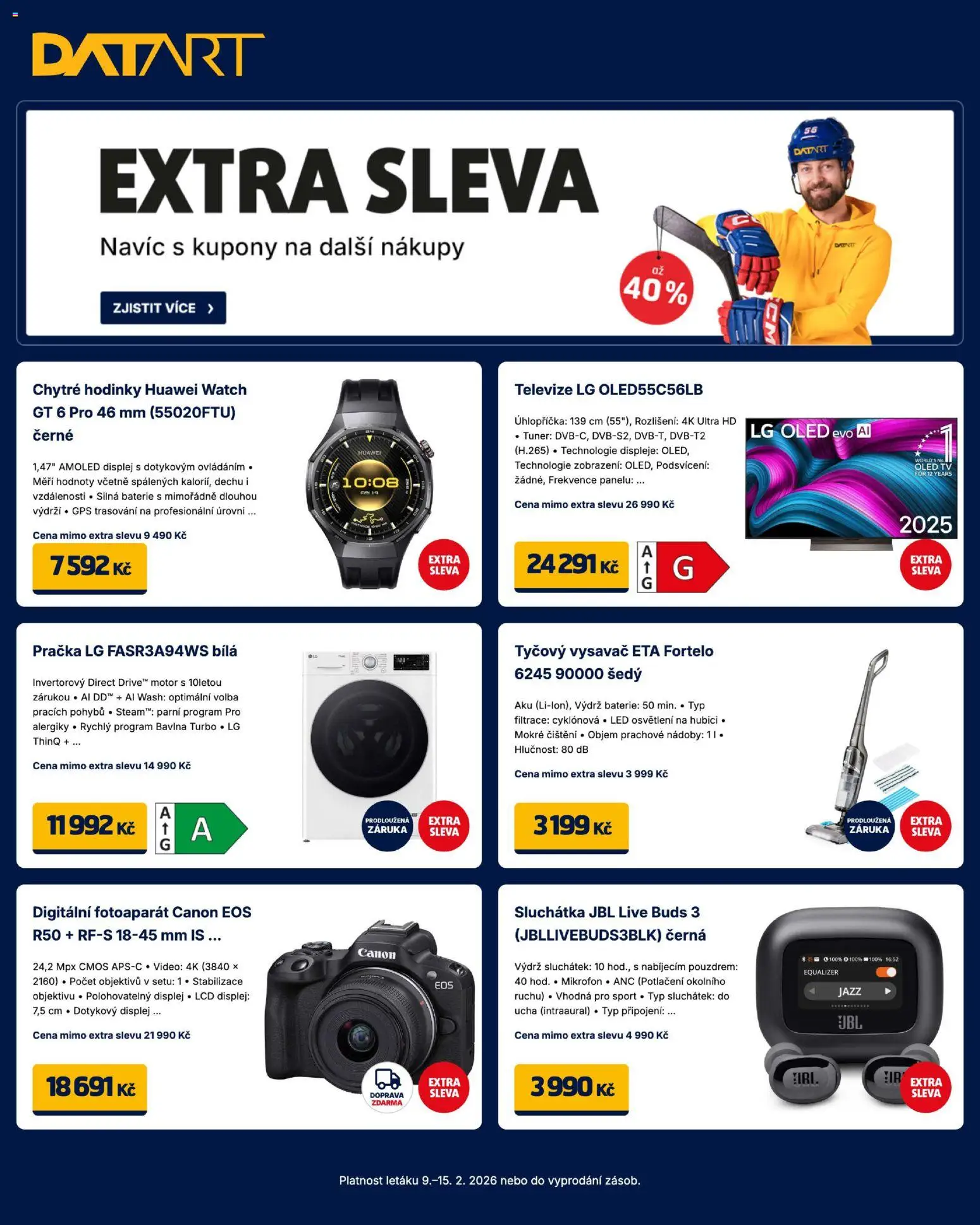 Datart leták - strana 1- platný od 09.02.2026