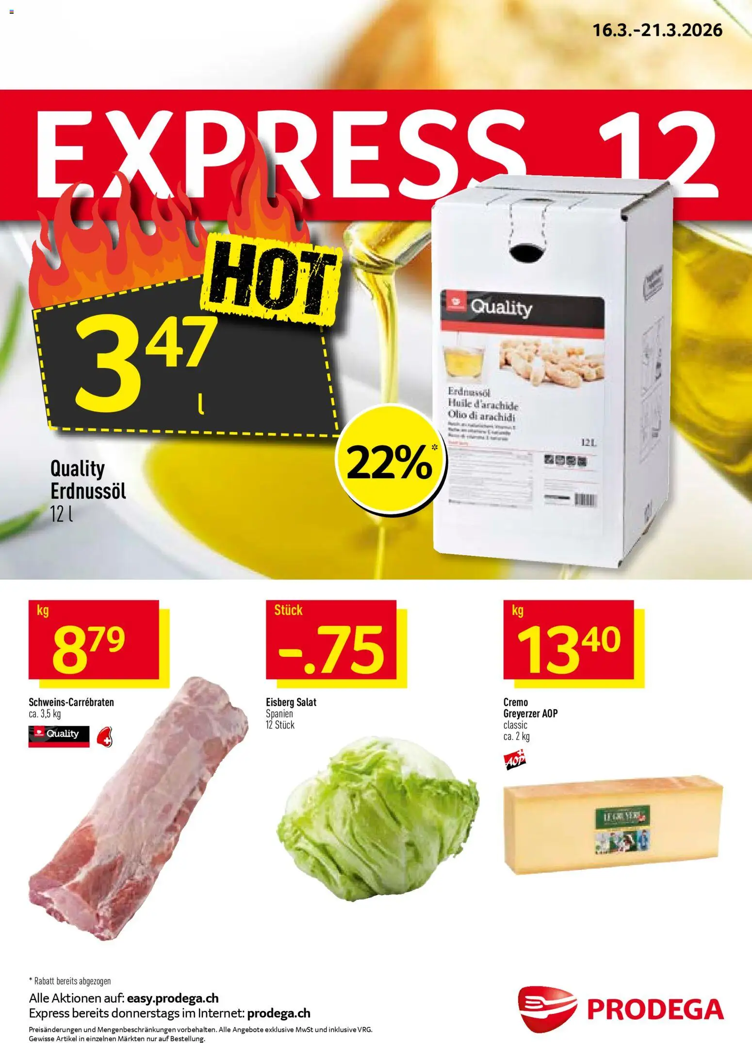 Prodega aktionen - Seite 1- gültig ab 16.03.2026