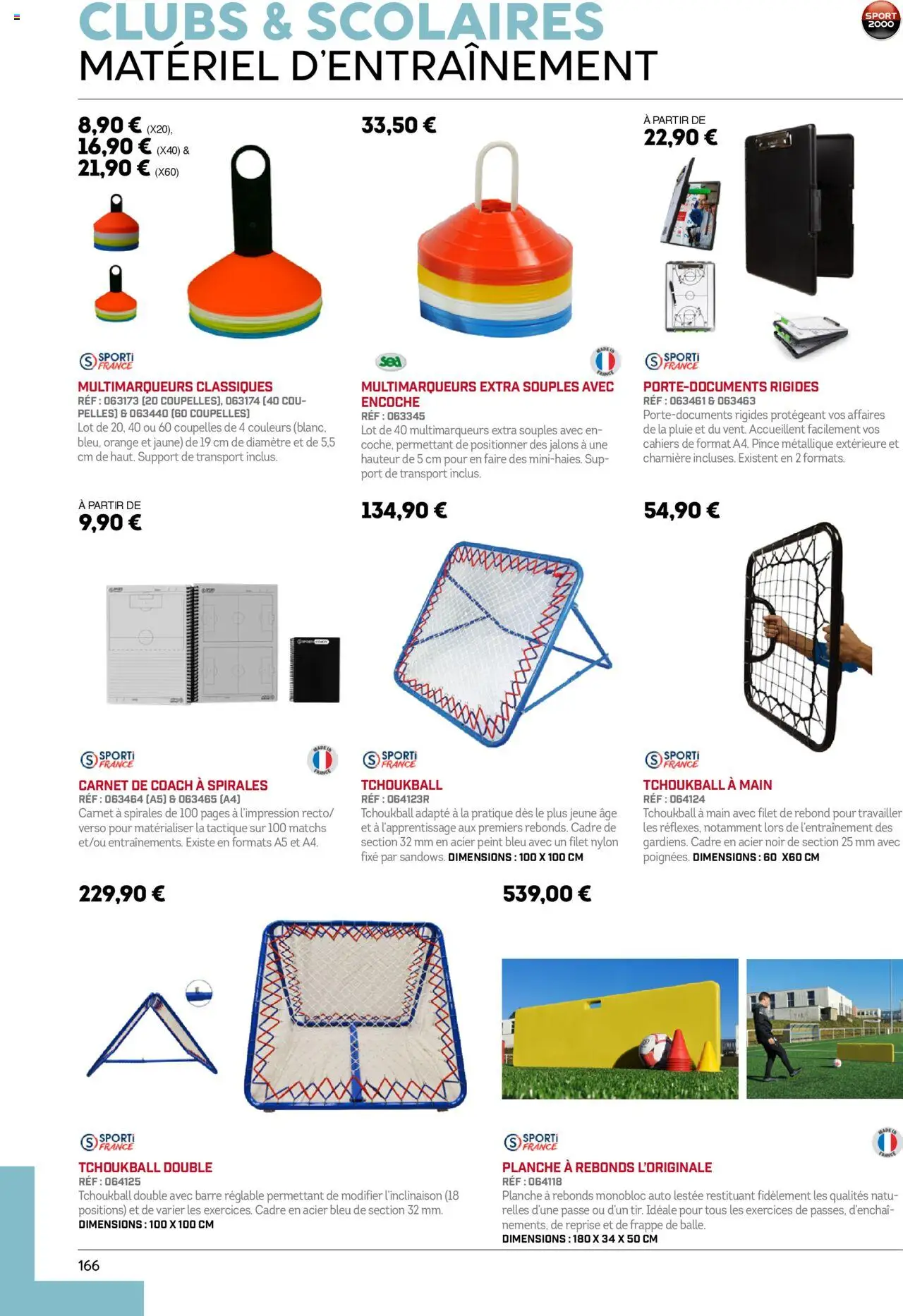 Sport 2000 brochure - page 166 - valable à partir du 01/06/2025