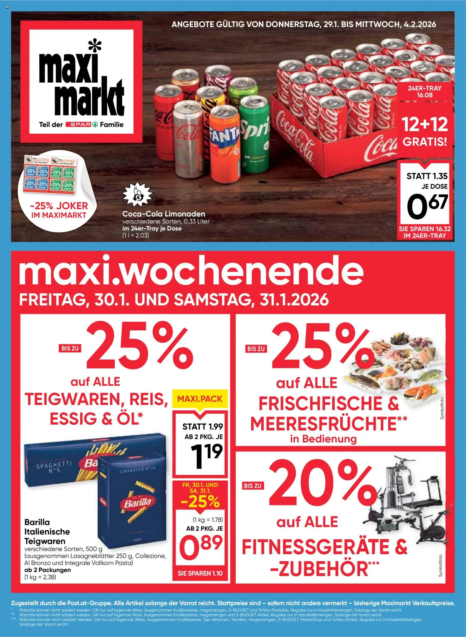 Maximarkt Flugblatt - Seite 1- gültig ab 29.01.2026