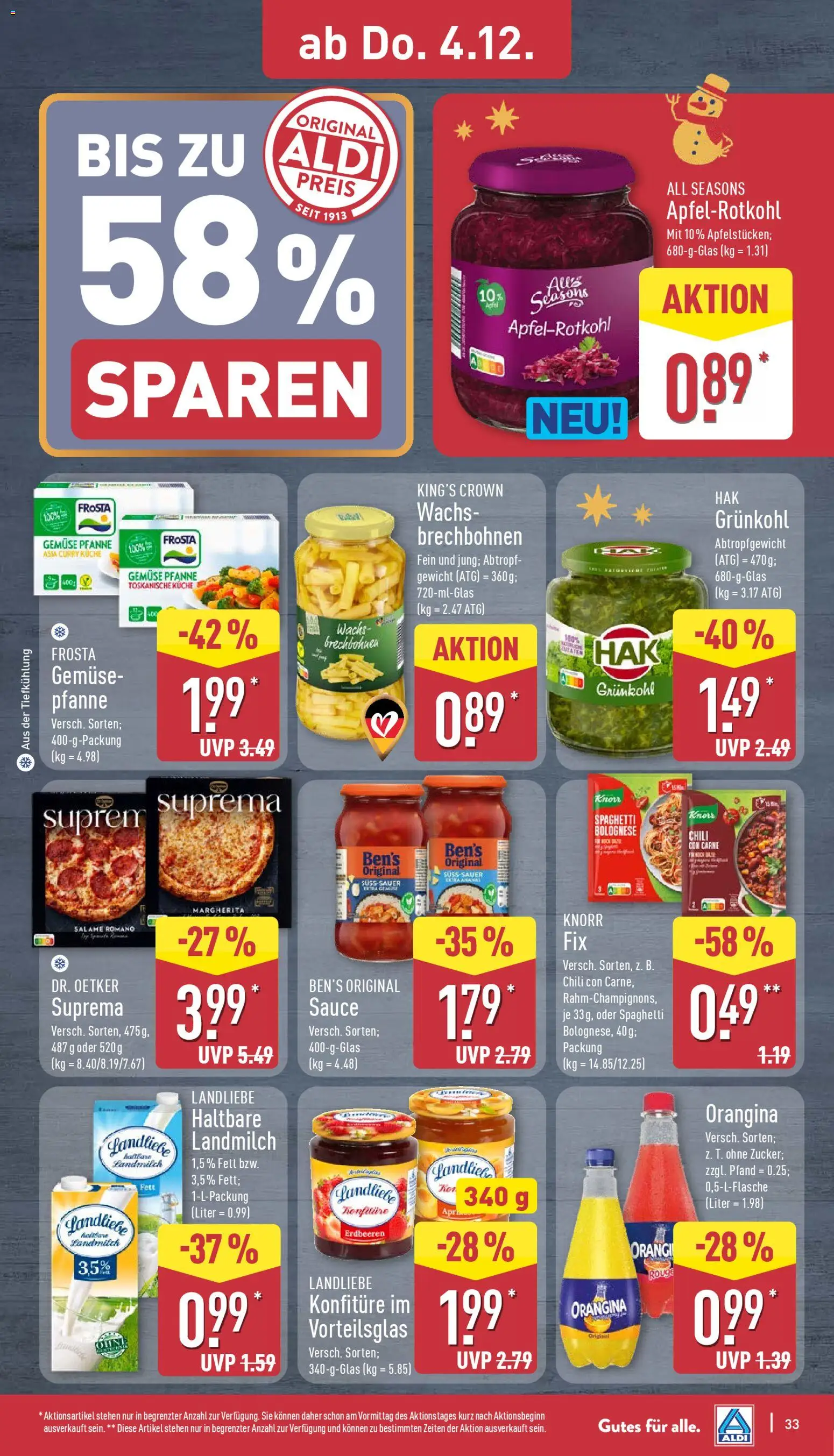 Aldi Prospekt 	 - Seite 33 - gültig ab 01.12.2025