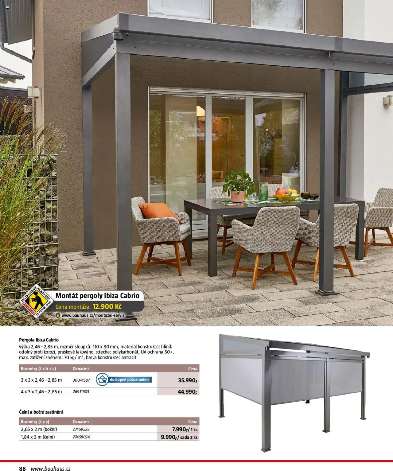 Bauhaus katalog Zahradní nábytek - strana 88- platný od 01.04.2025
